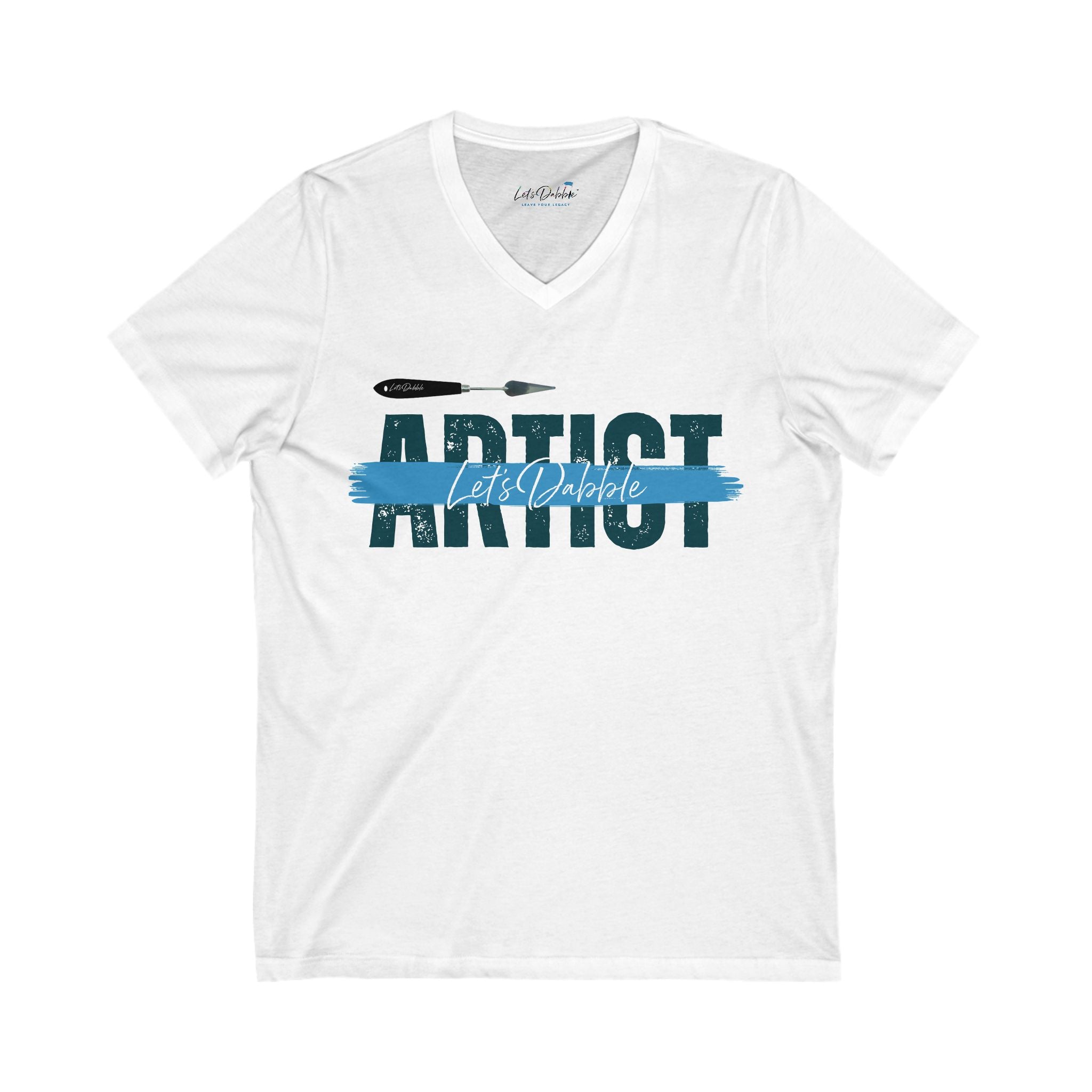 Let's Dabble Artist V-Neck Shirt