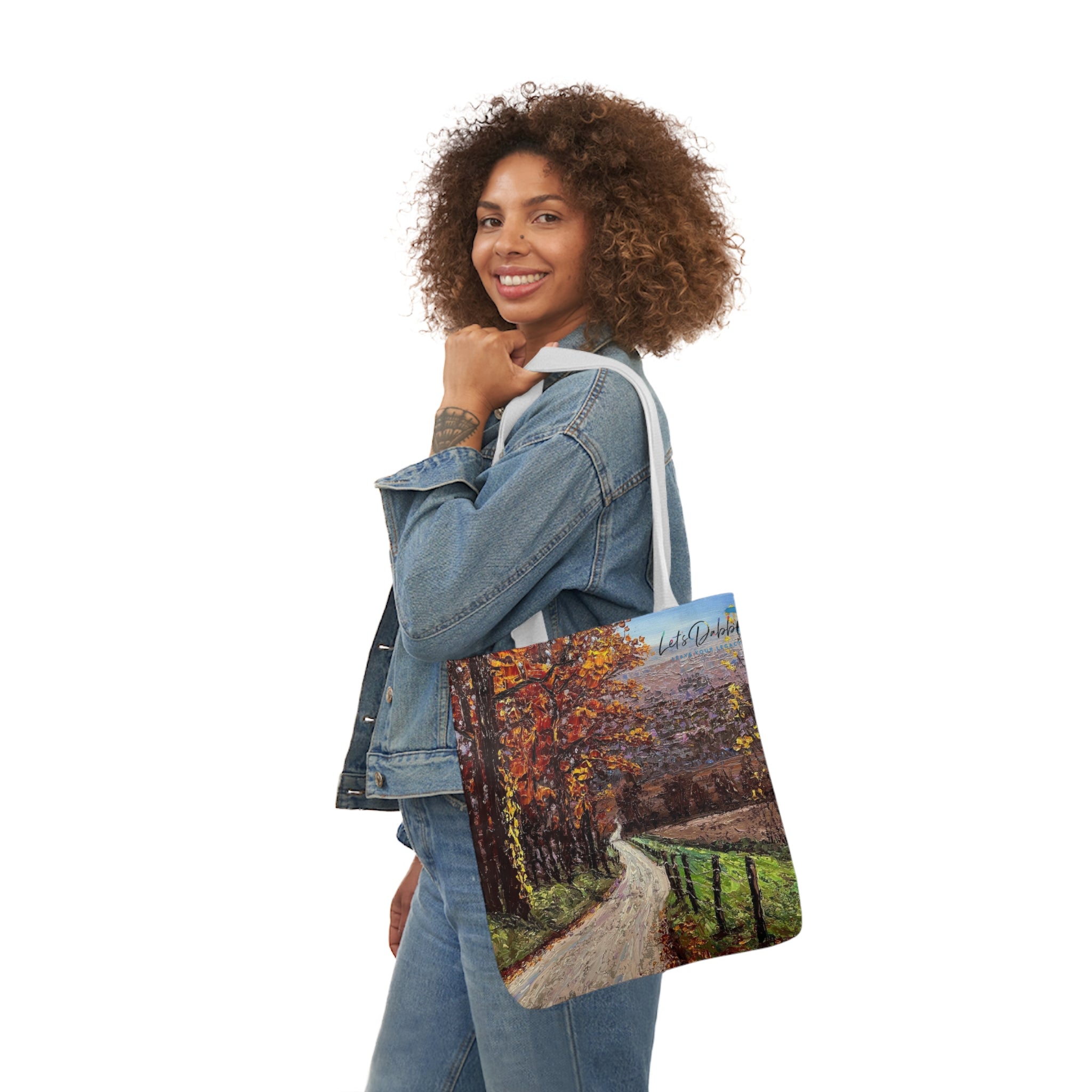 Winding Through Fall Tote Bag