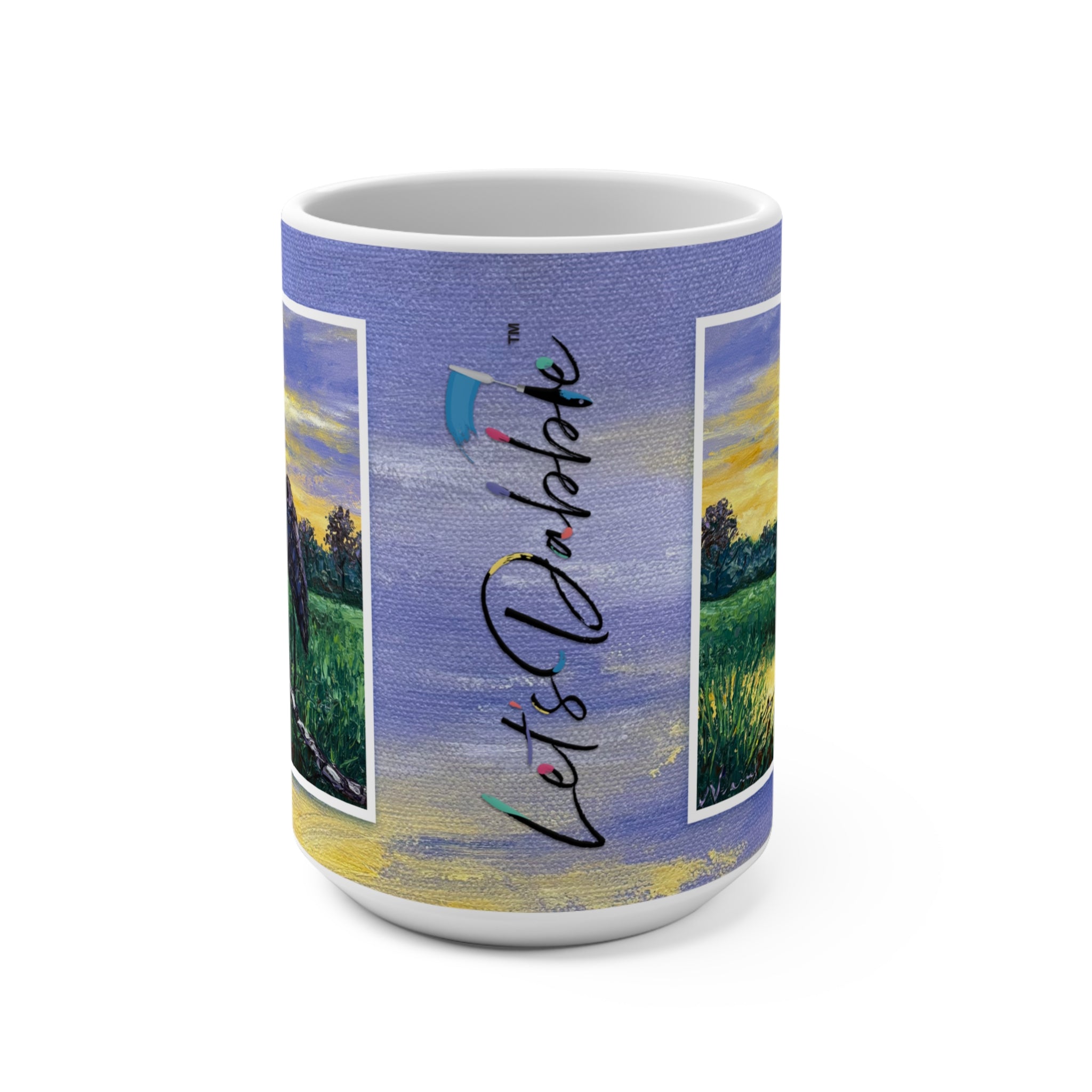 Heron at Sunset Mug
