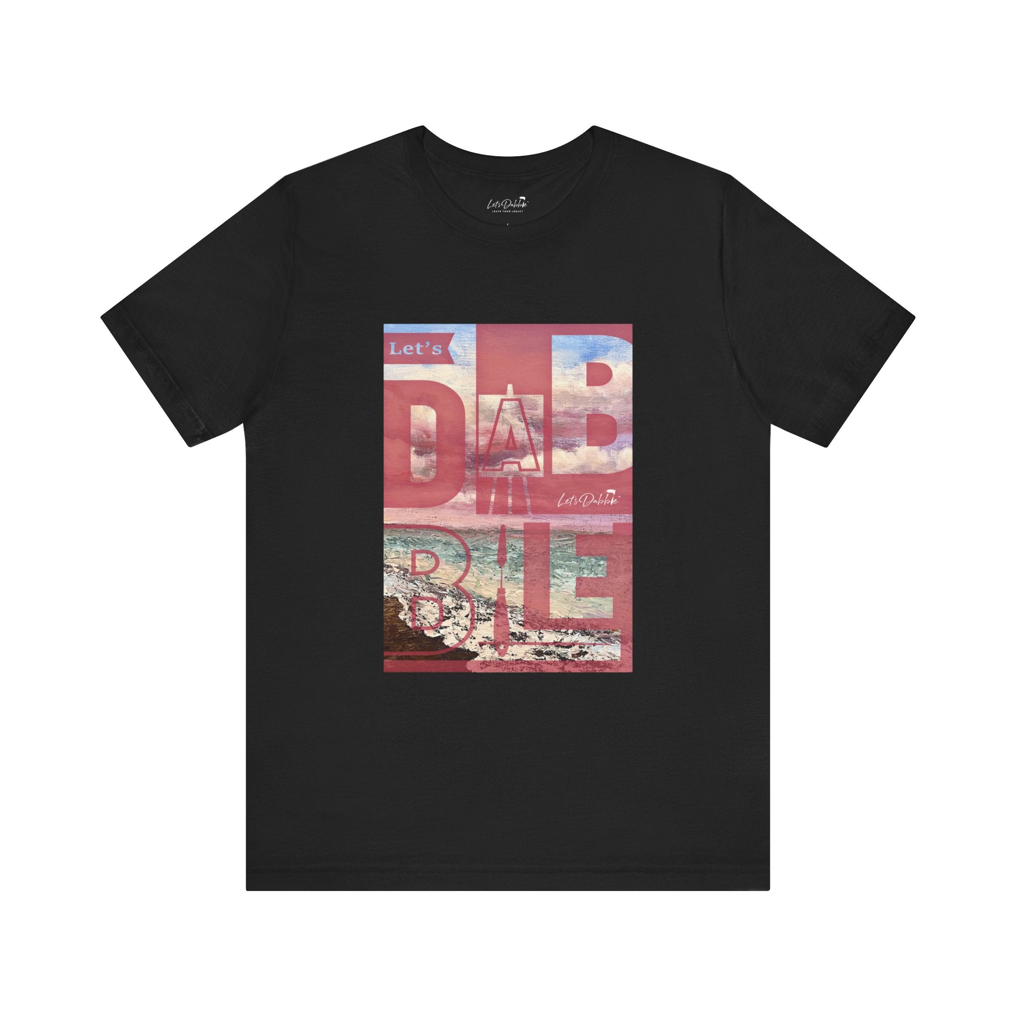 Let's Dabble Pink Beach Shirt