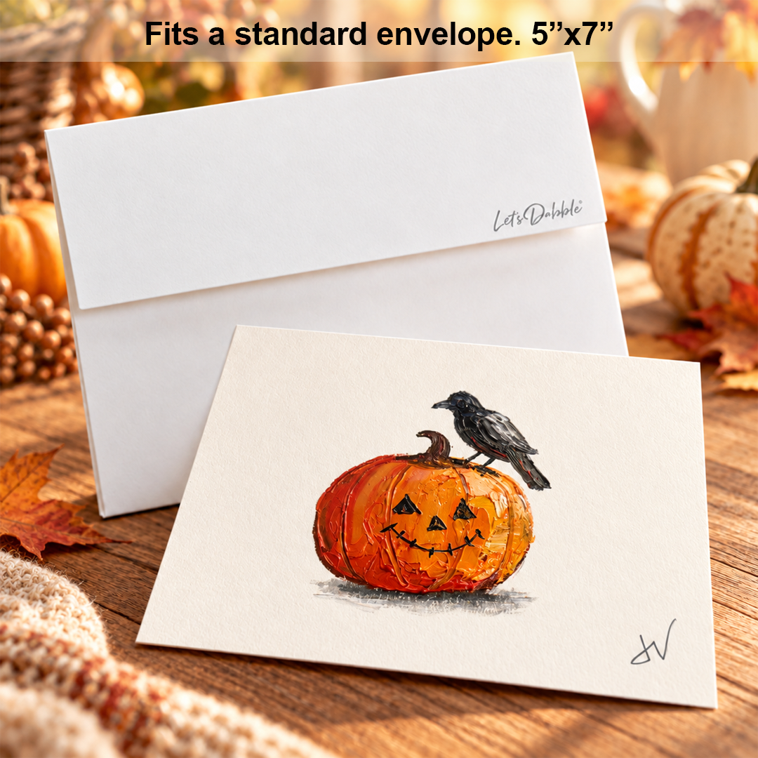 Pumpkin Perch - Card Painting Kit