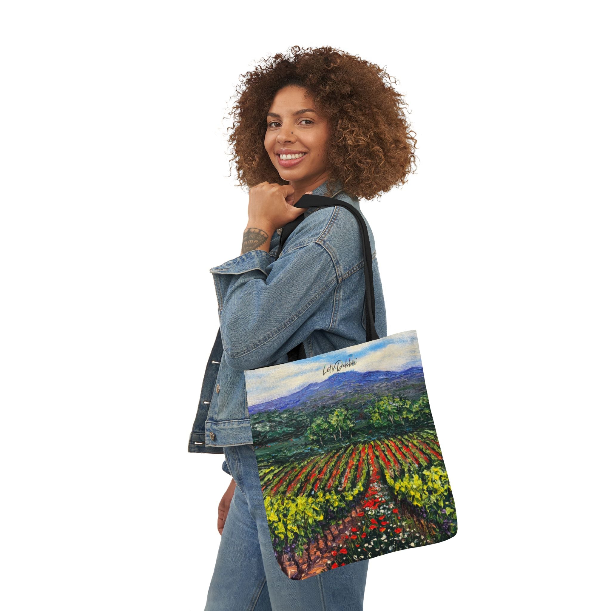 Vineyard in Bloom Tote Bag