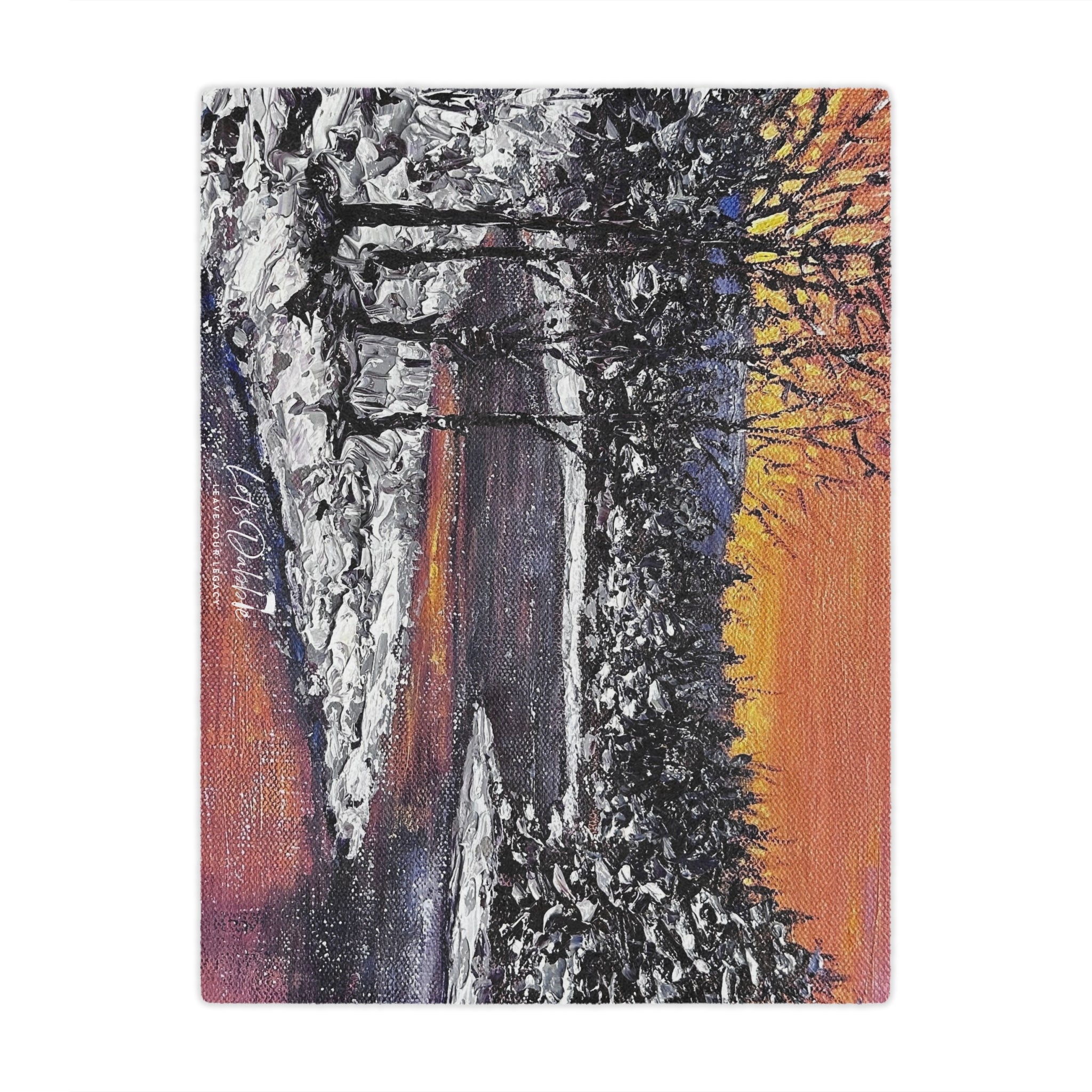 Sunset Glow Fleece Blanket