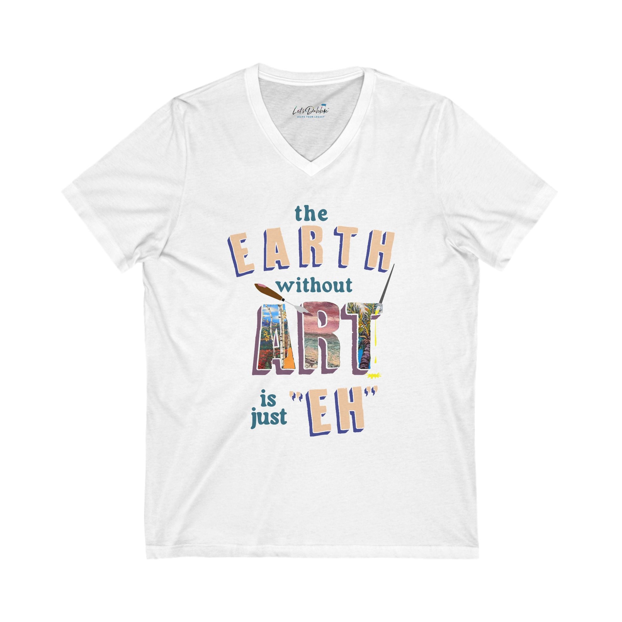 The Earth Without Art V-Neck Shirt