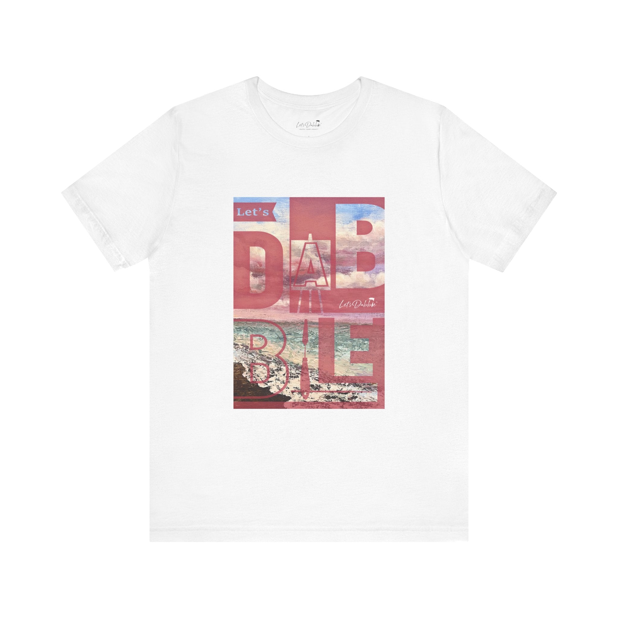 Let's Dabble Pink Beach Shirt