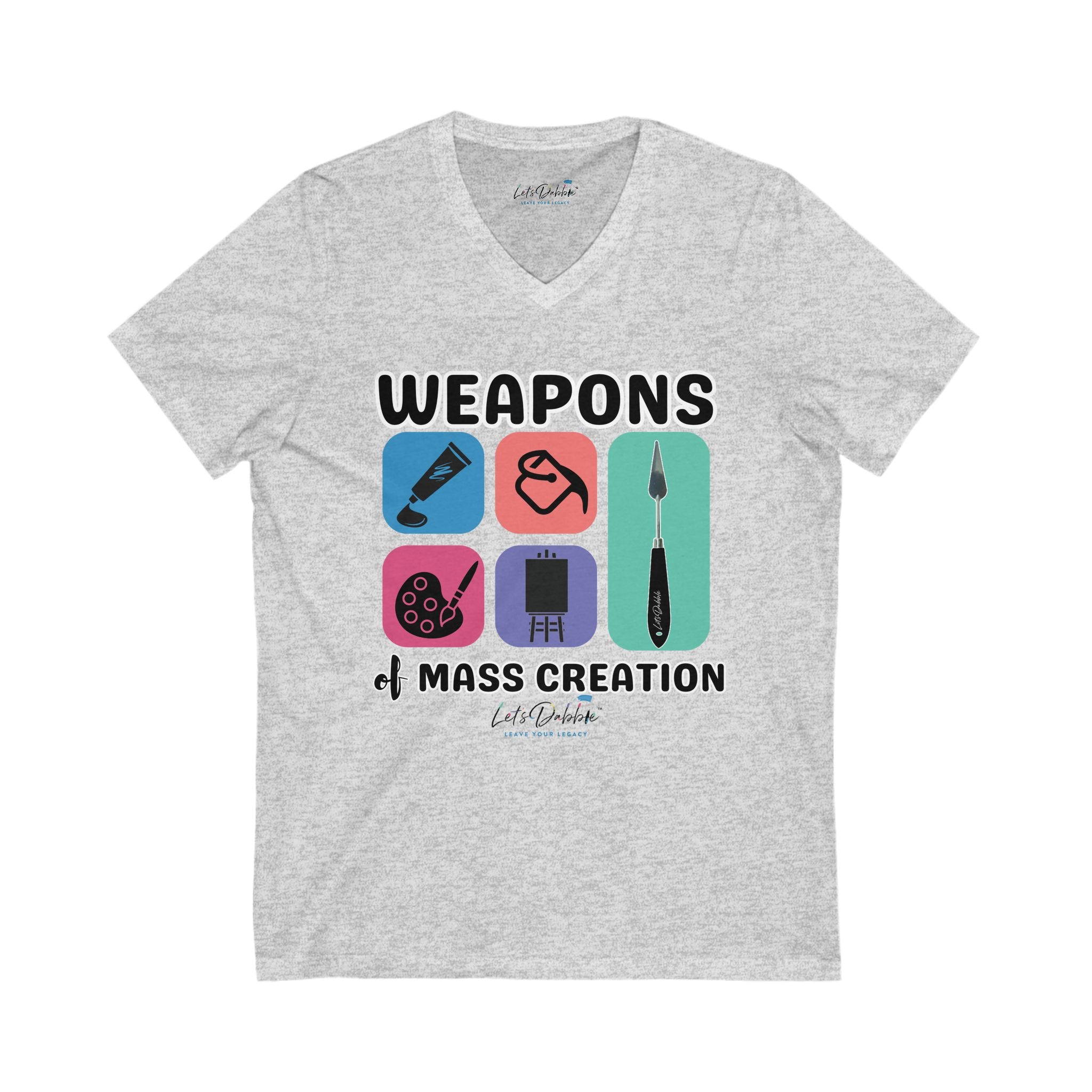 Weapons of Mass Creation V-Neck Shirt
