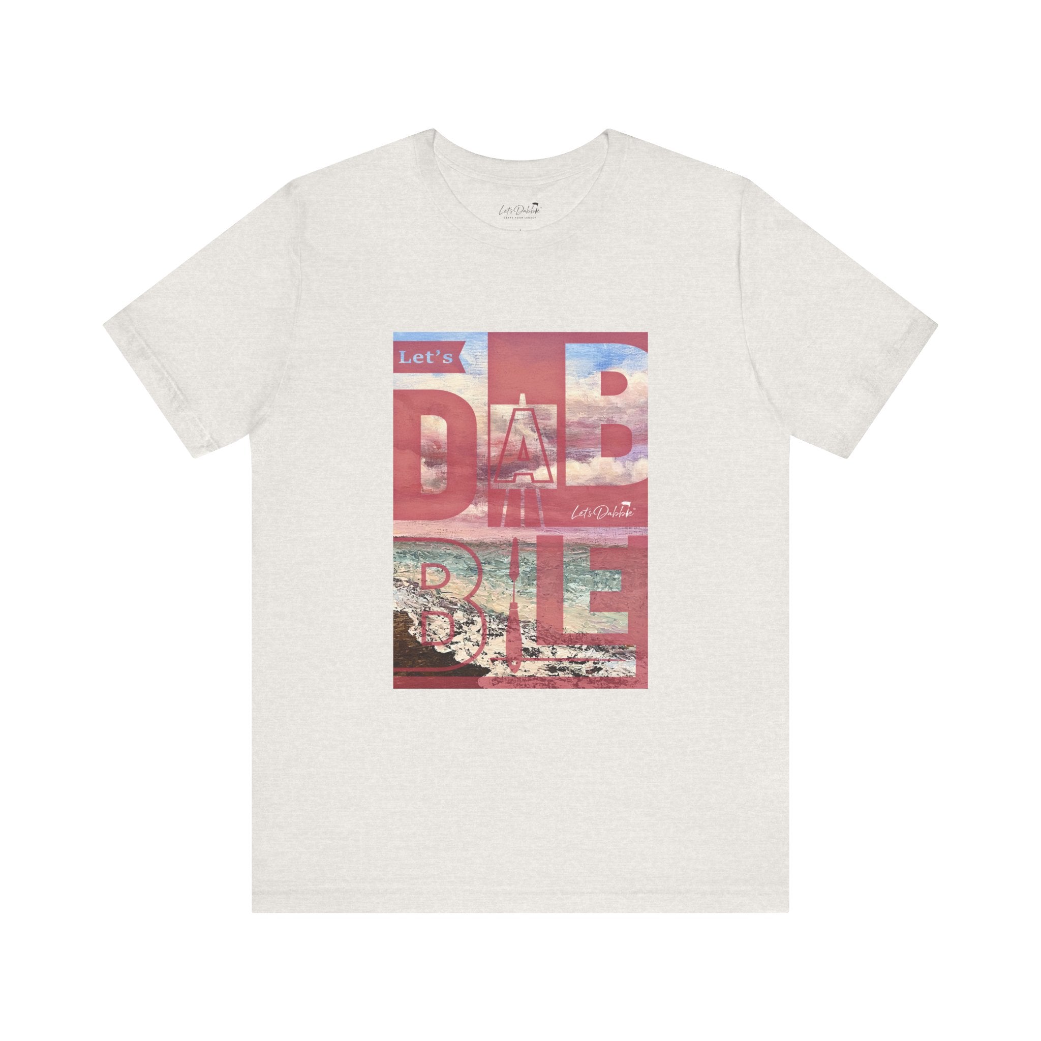 Let's Dabble Pink Beach Shirt