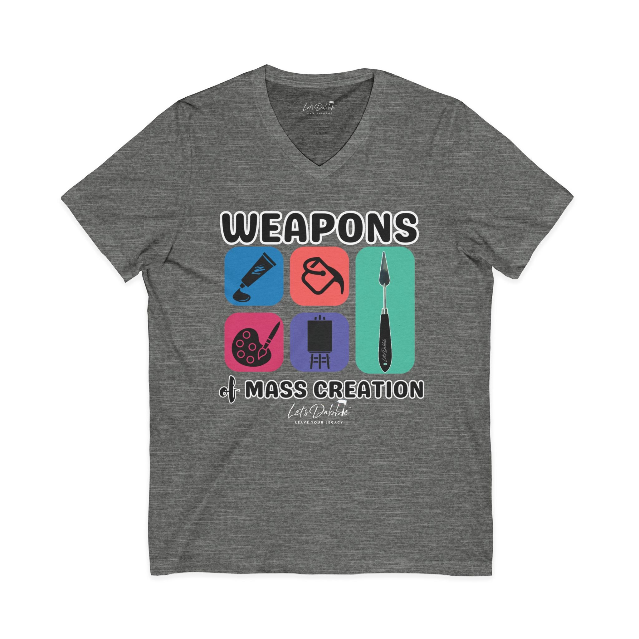 Weapons of Mass Creation V-Neck T-Shirt
