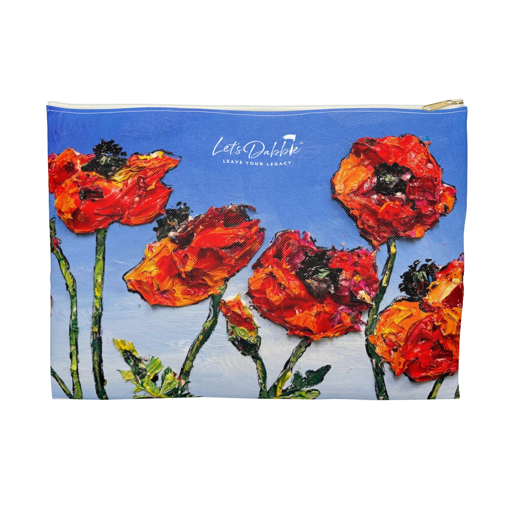 Sun-Kissed Poppies Pouch