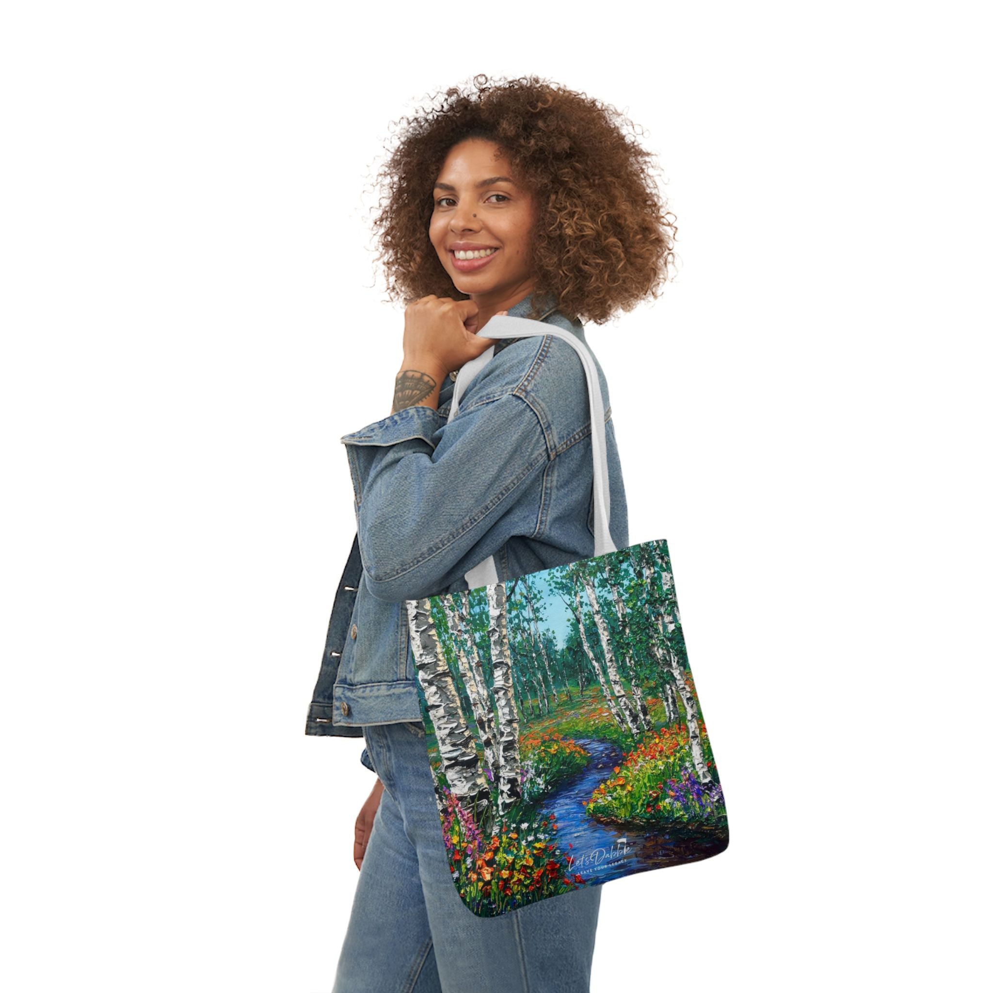 Enchanted Aspen Stream Tote Bag