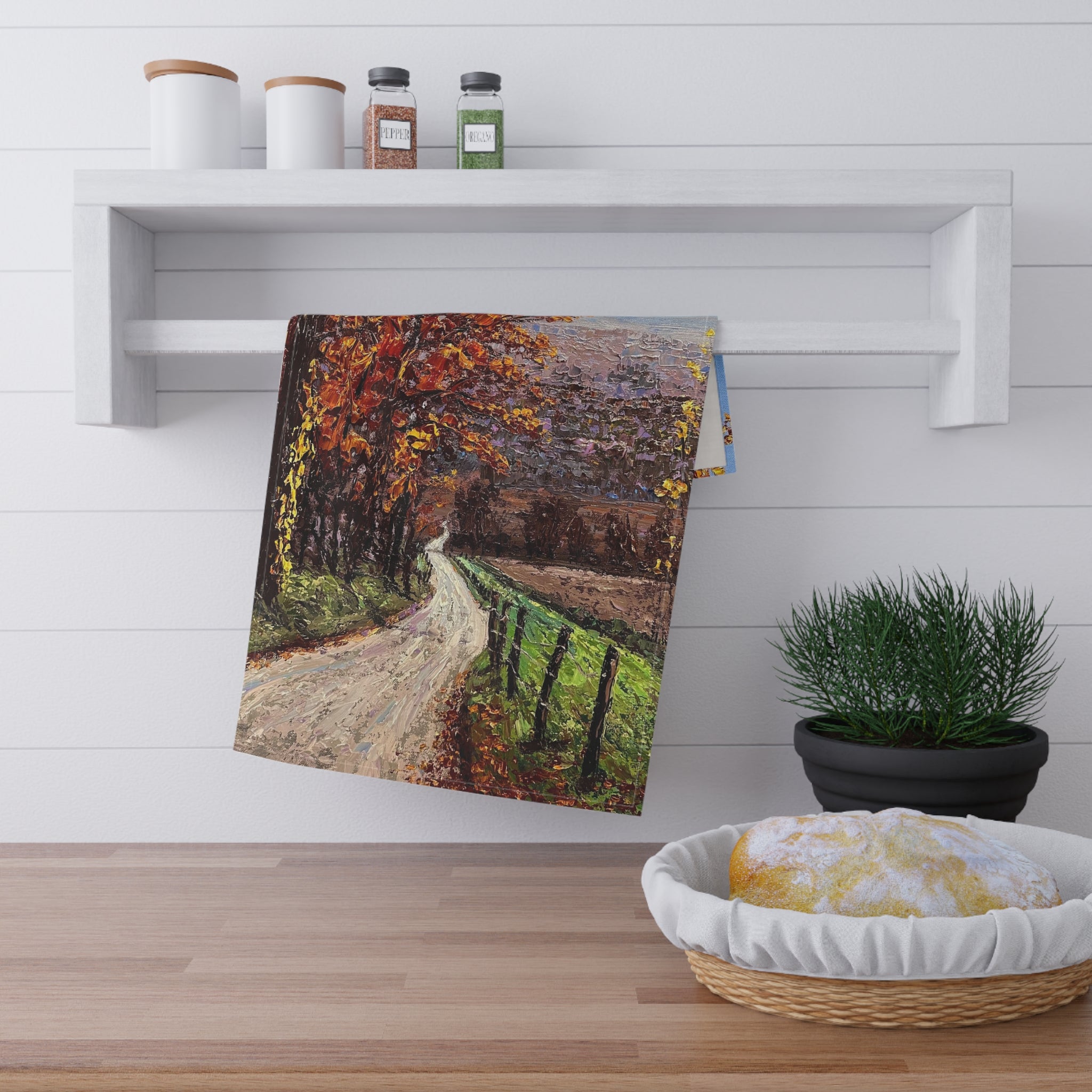 Winding Through Fall Hand Towel