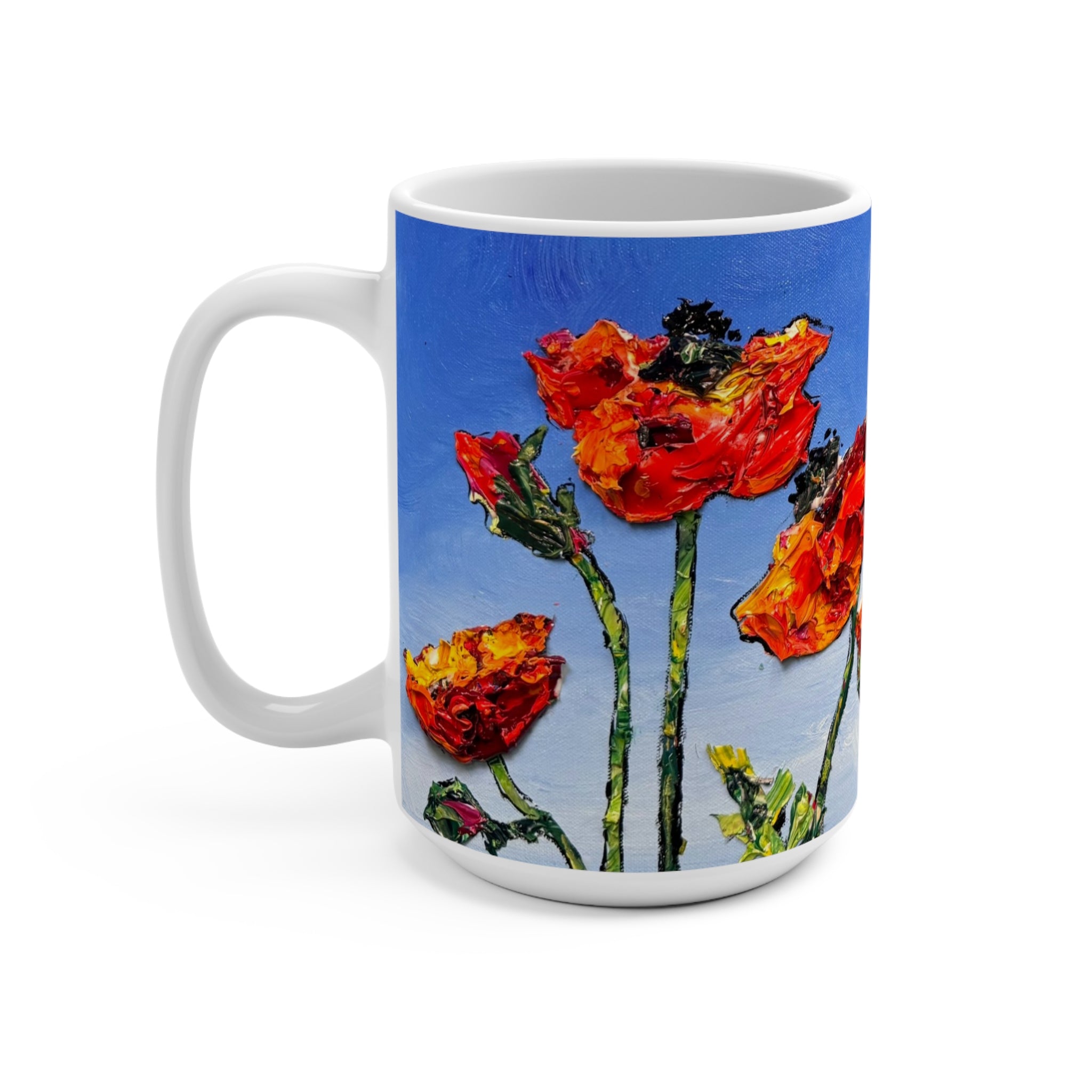 Sun-Kissed Poppies Mug
