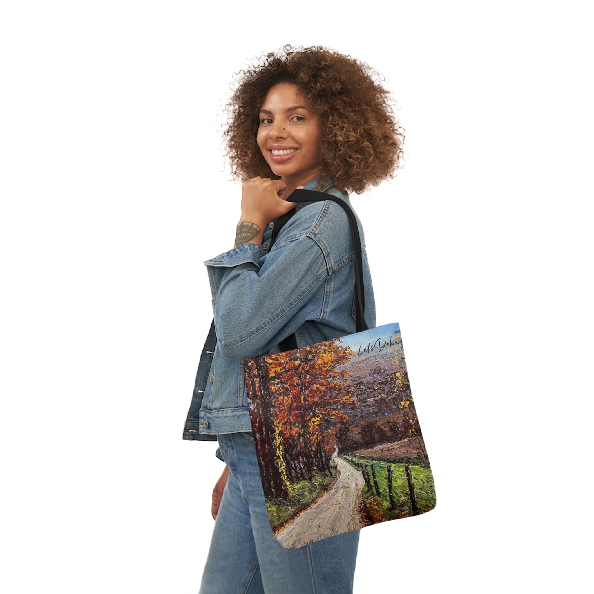 Winding Through Fall Tote Bag