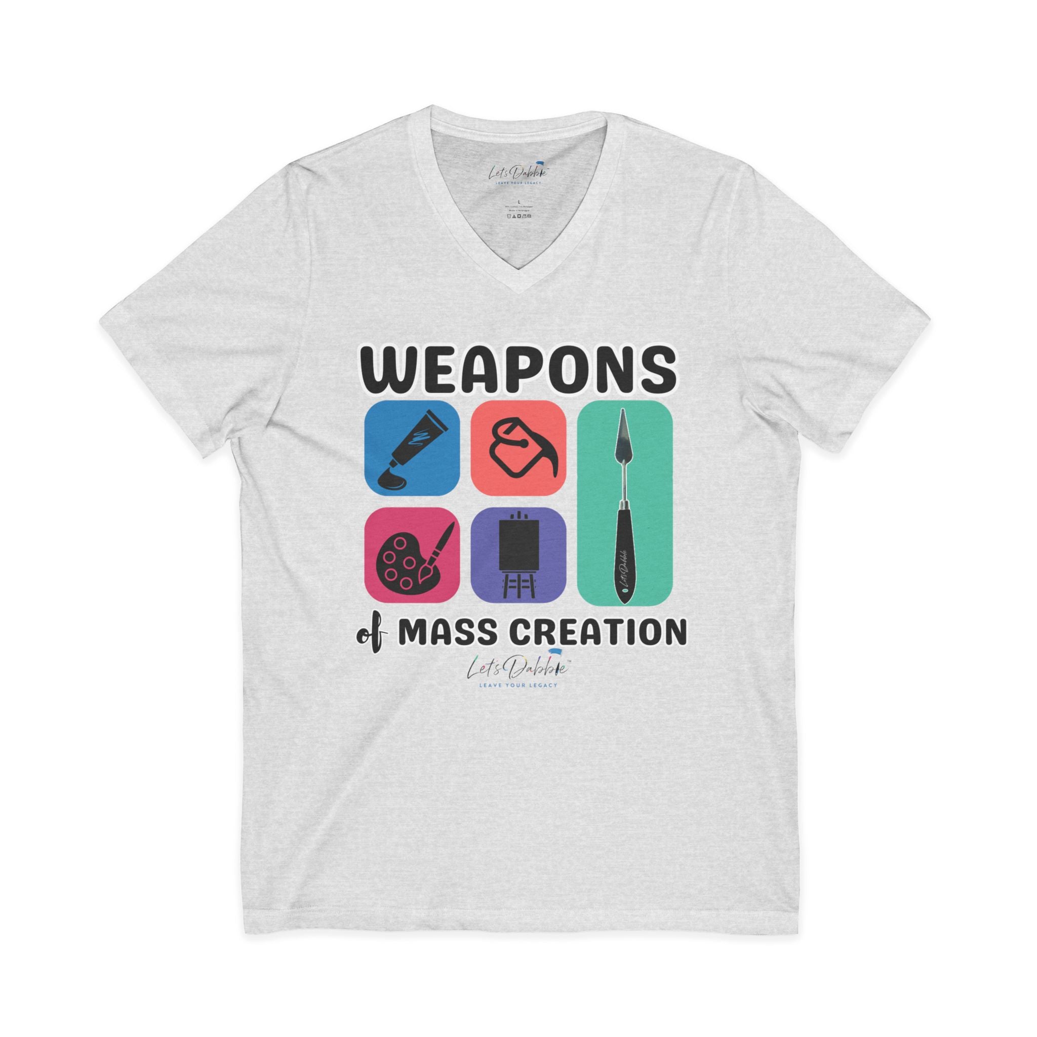 Weapons of Mass Creation V-Neck T-Shirt