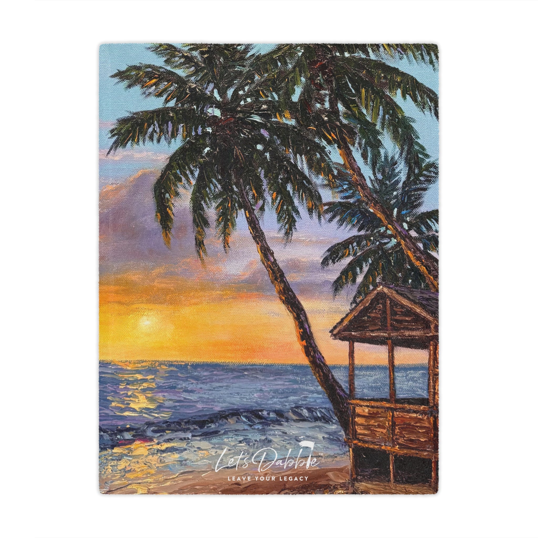 Bungalow at Sunset Blanket