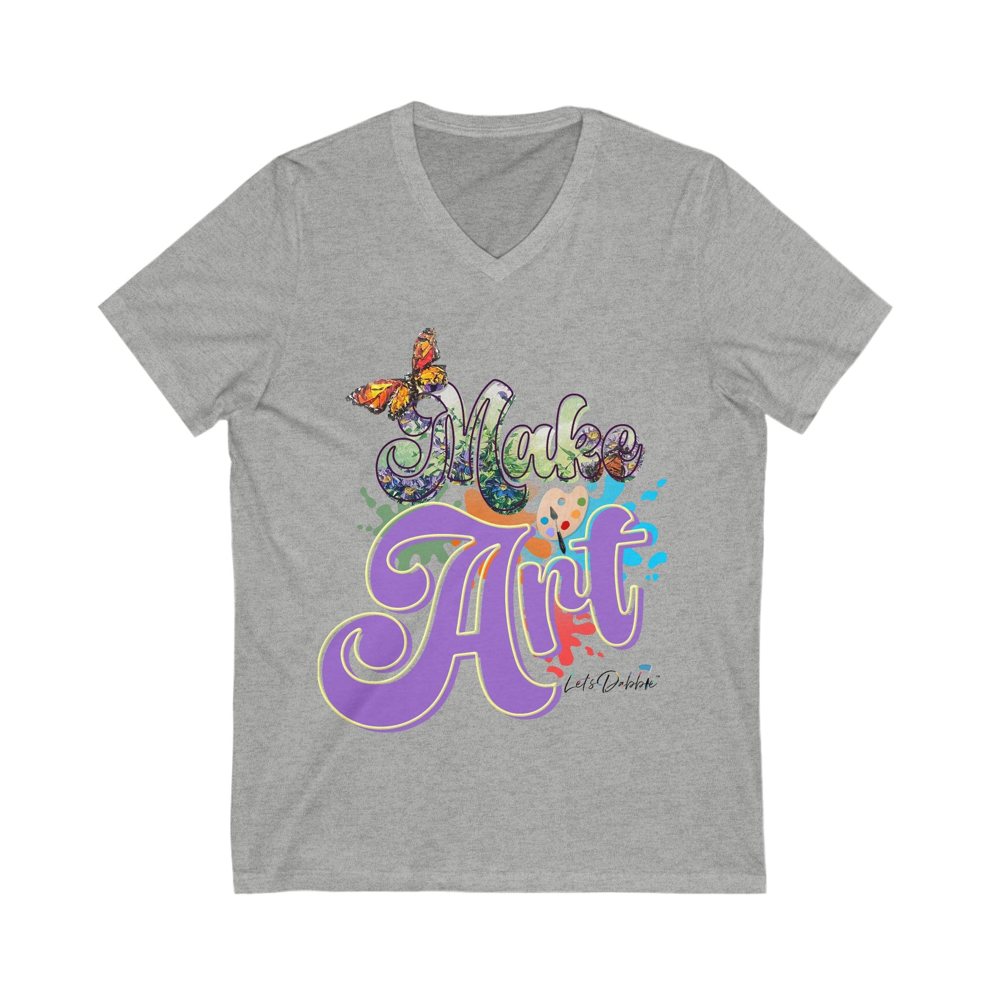 Make Art V-Neck Shirt