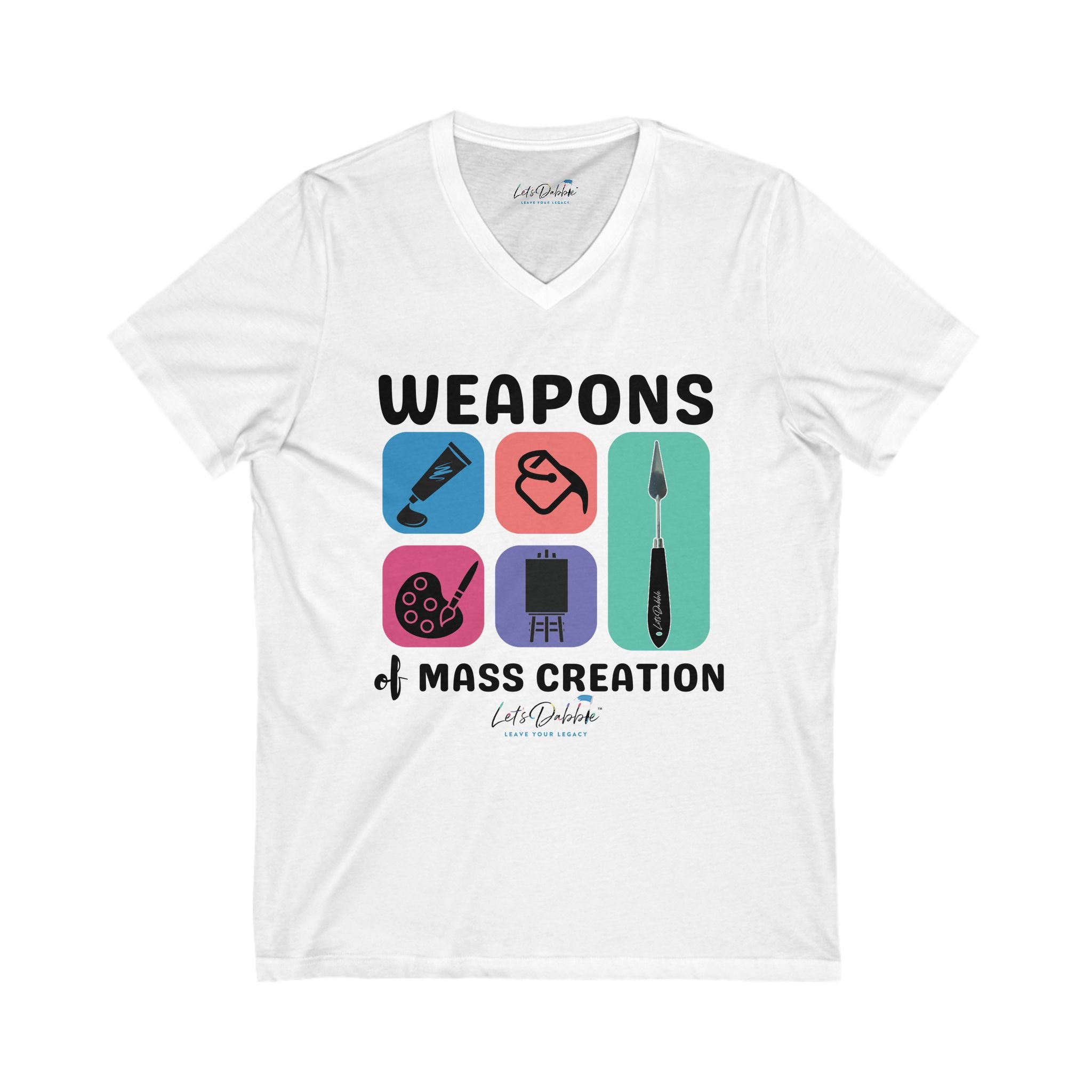 Weapons of Mass Creation V-Neck Shirt