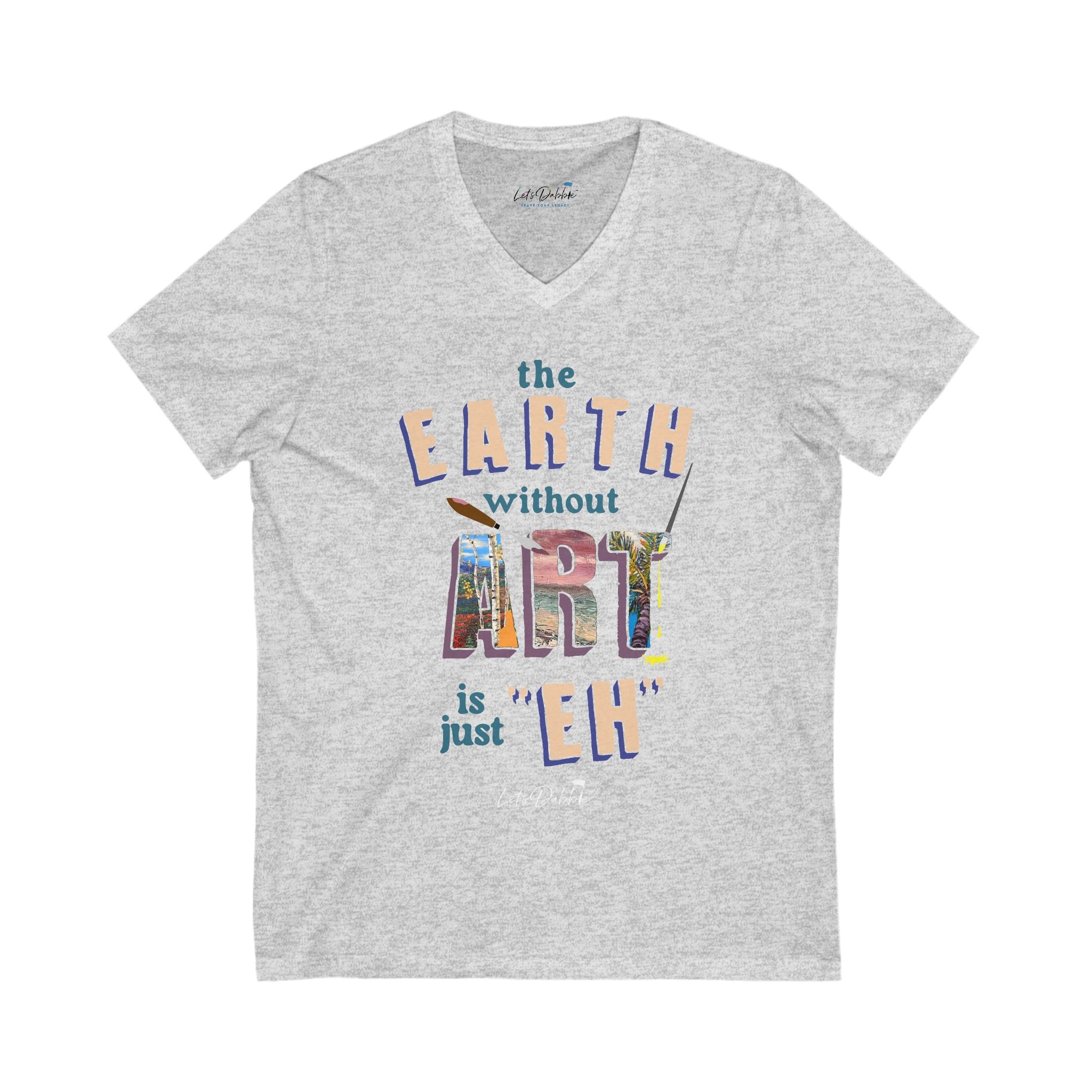 The Earth Without Art V-Neck Shirt