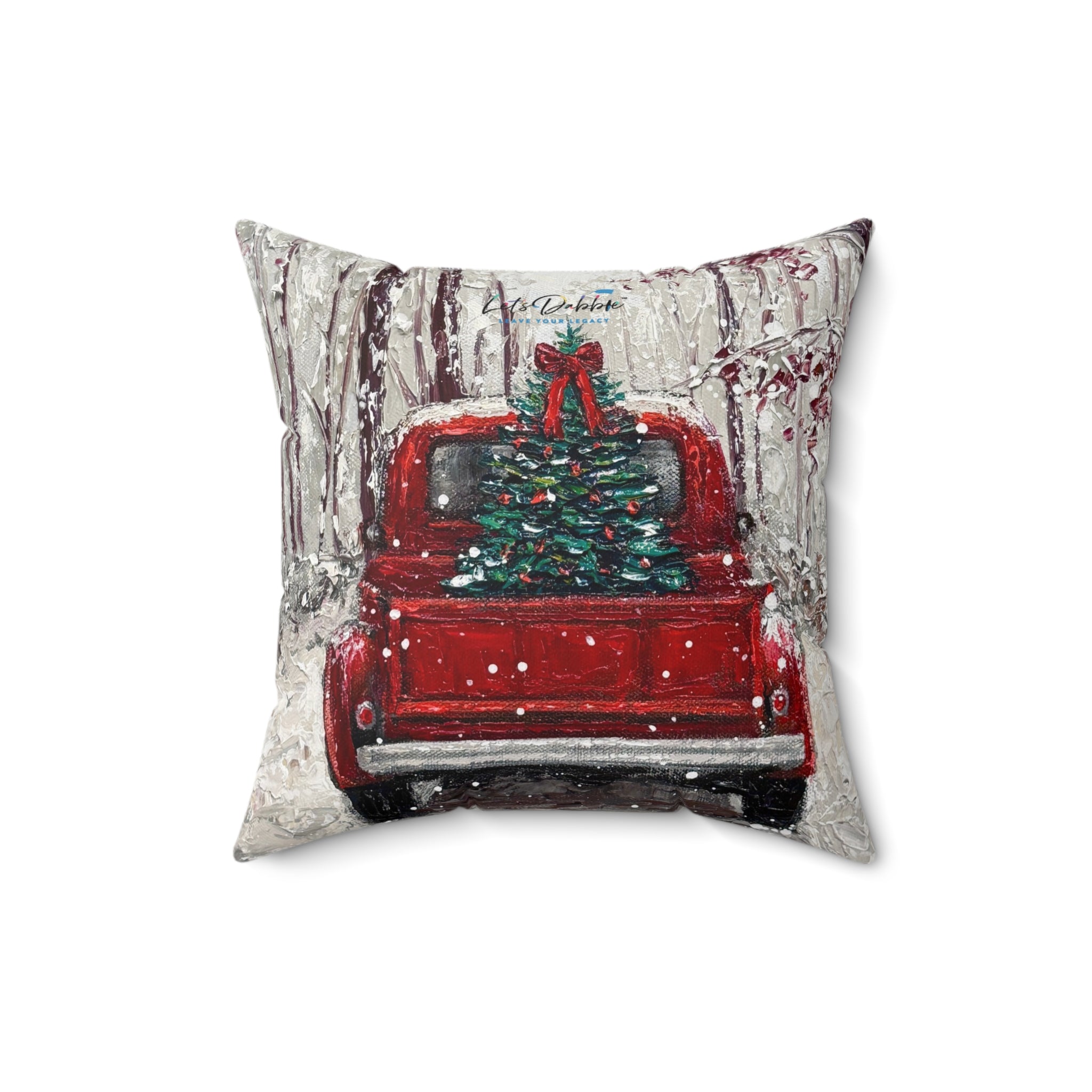 Christmas Delivery Square Pillow