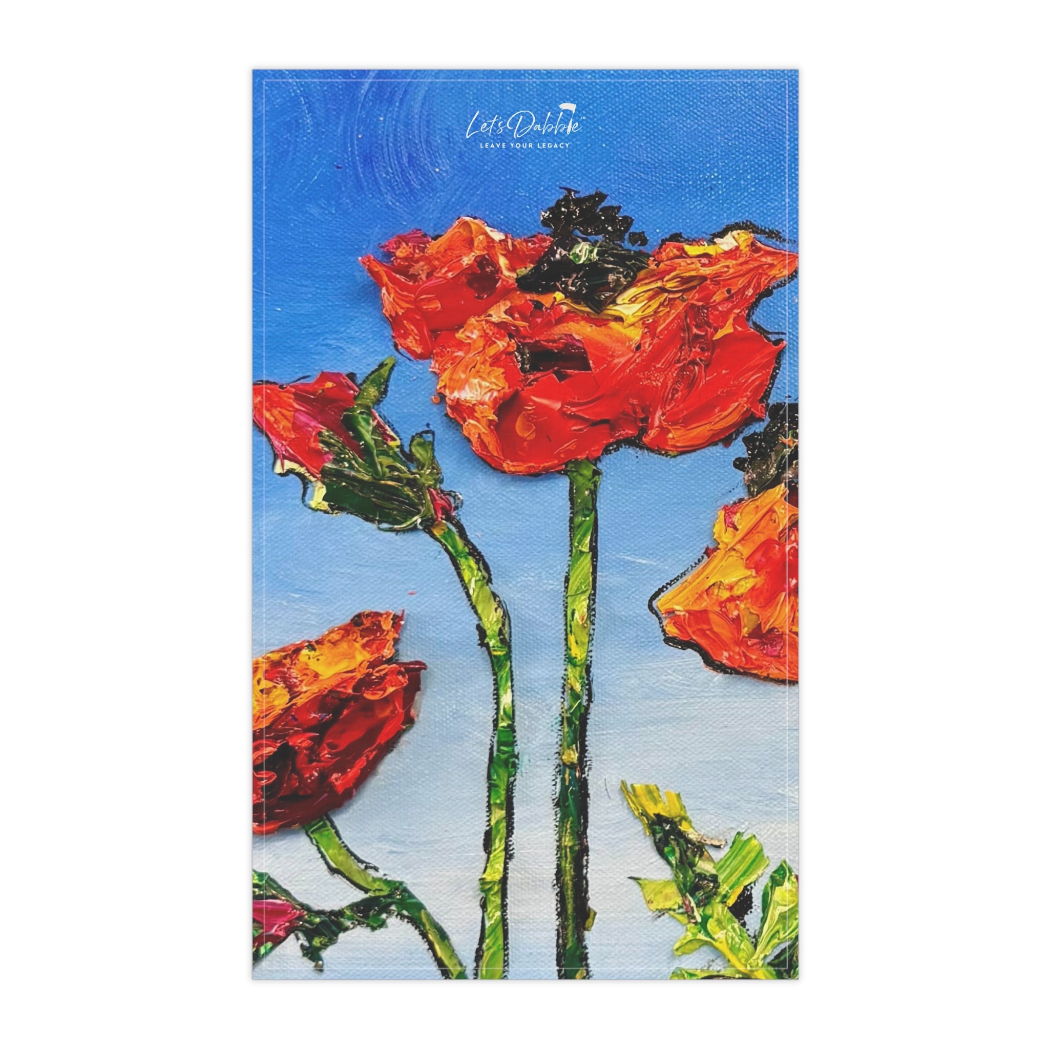 Sun-Kissed Poppies Hand Towel
