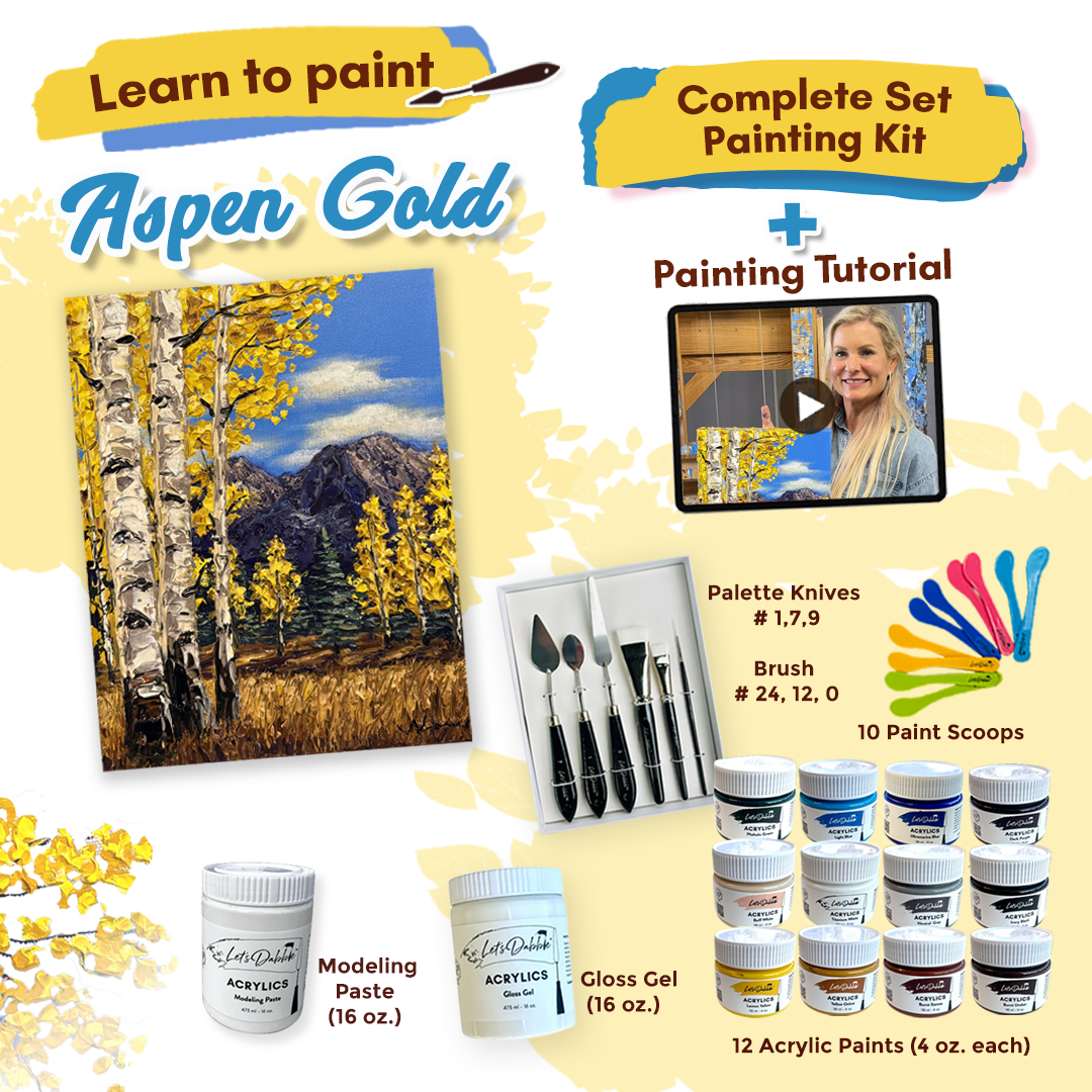 Aspen Gold - Learn to Paint Kit