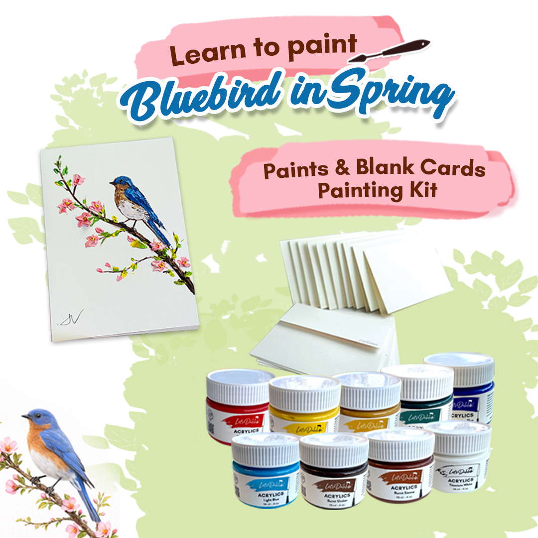 Bluebird in Spring (Paints & Cardstock Only)