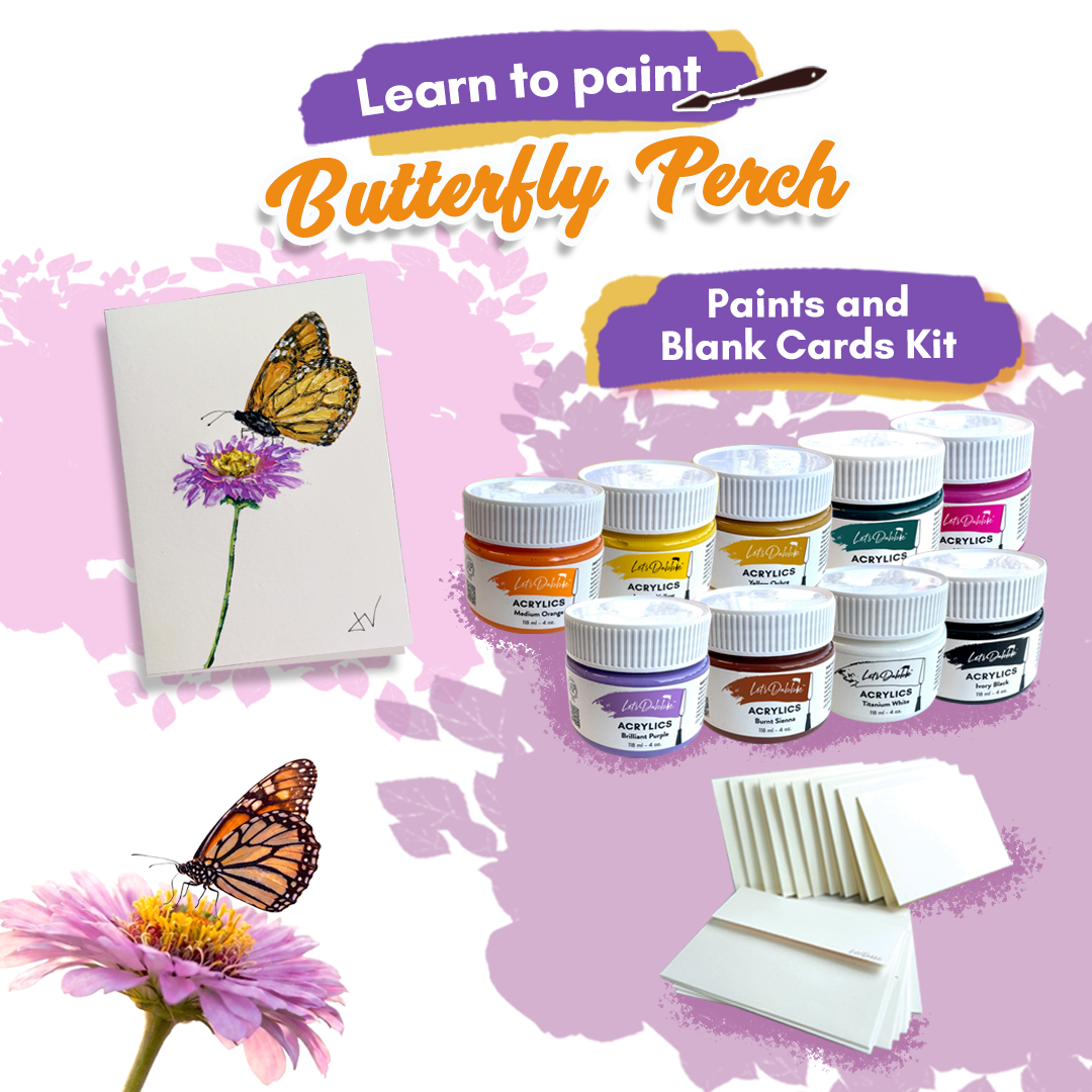 Butterfly Perch (Paints & Cardstock Only)