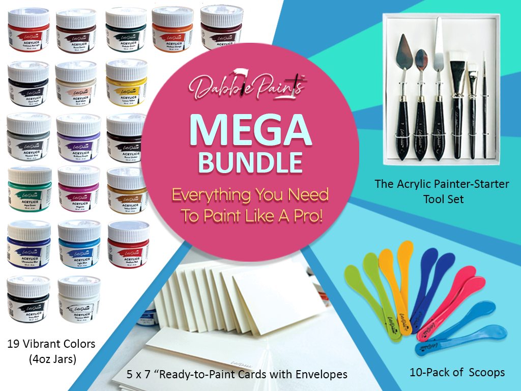 DabblePaints™ Mega Bundle: Everything You Need to Paint Like a Pro!