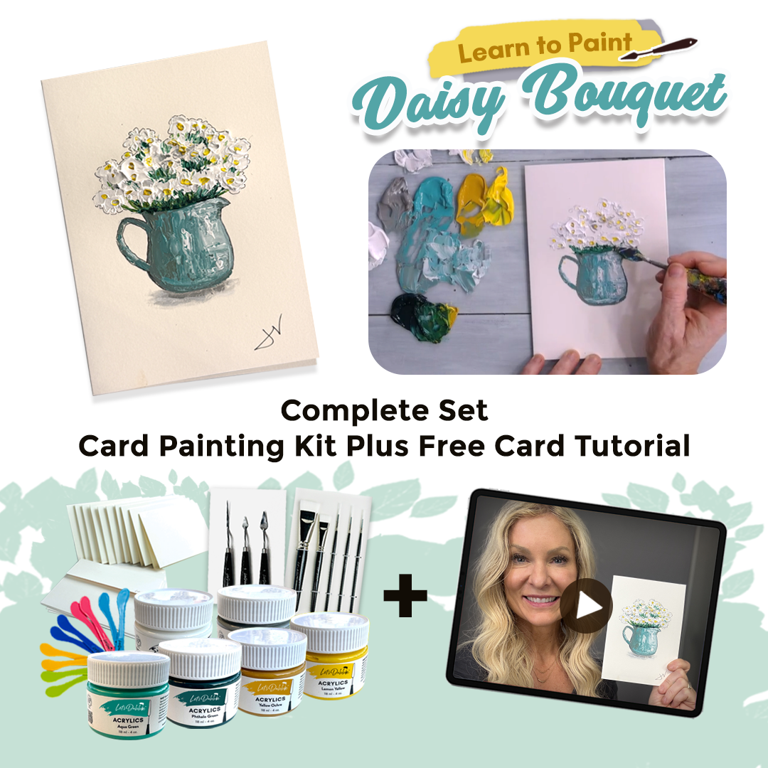Daisy Bouquet - Card Painting Kit