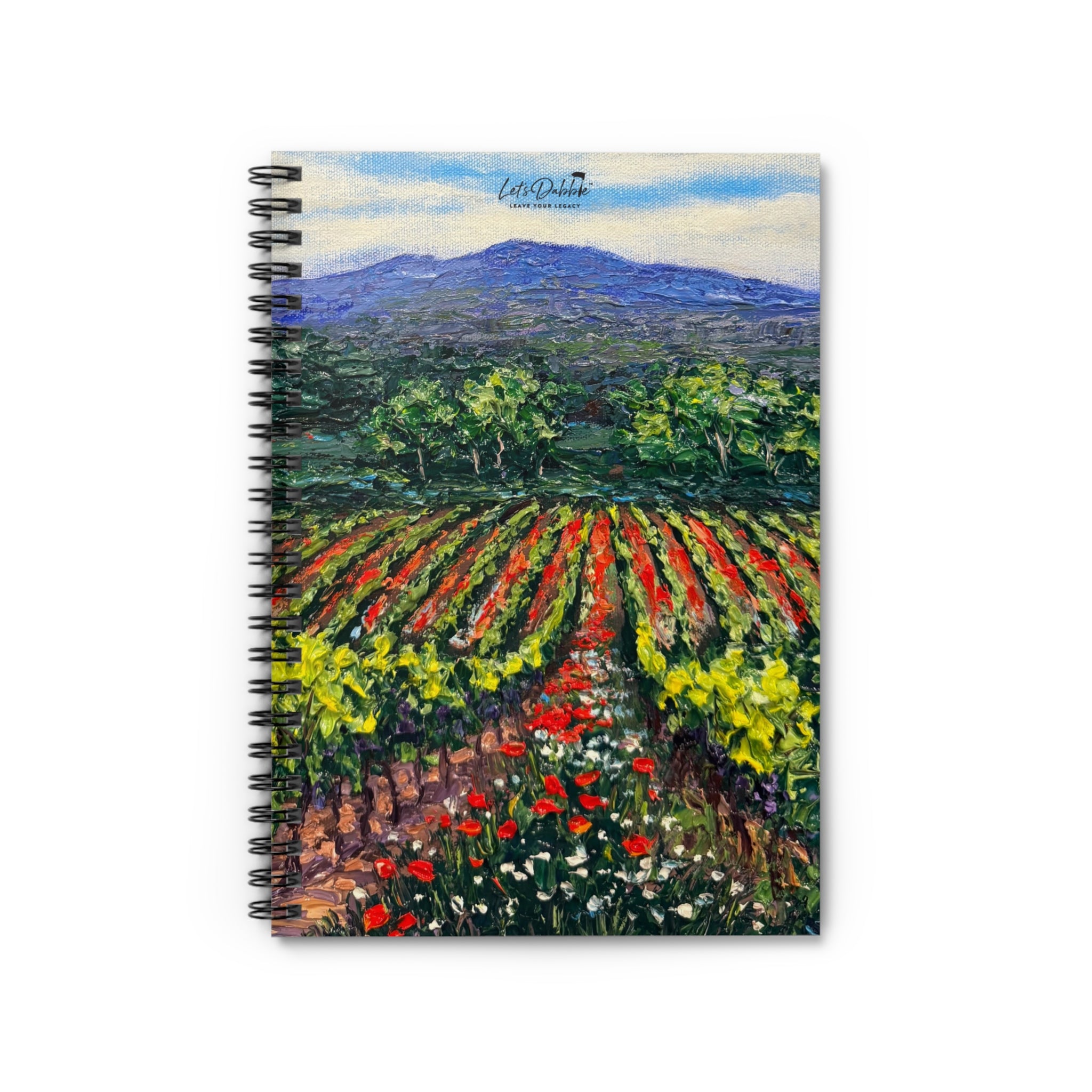 Vineyard in Bloom Notebook