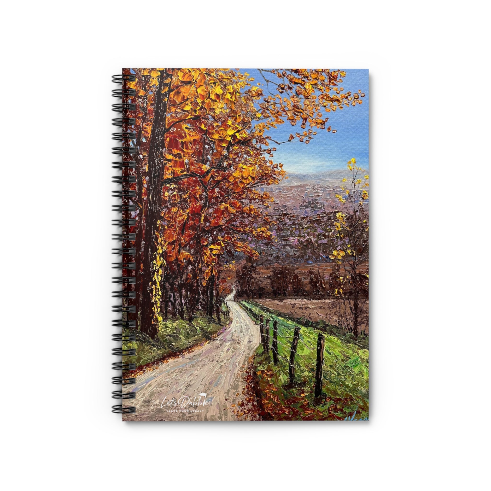 Winding Through Fall Notebook