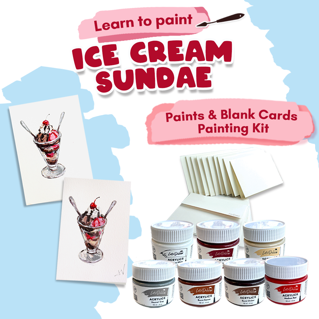 Ice Cream Sundae (Paints & Cardstock Only)