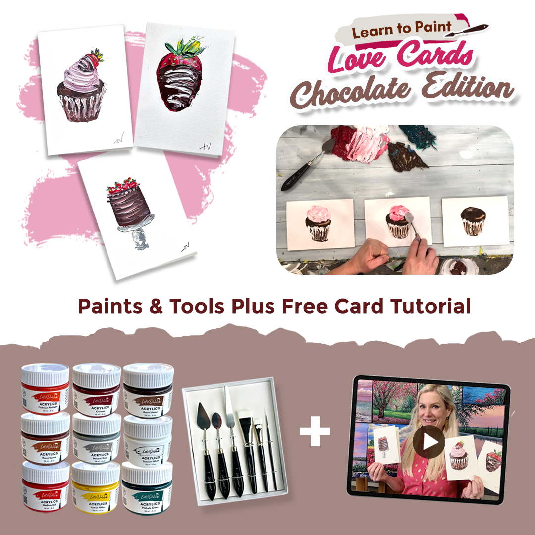 Love Cards Chocolate Edition Paints and Tools Bundle