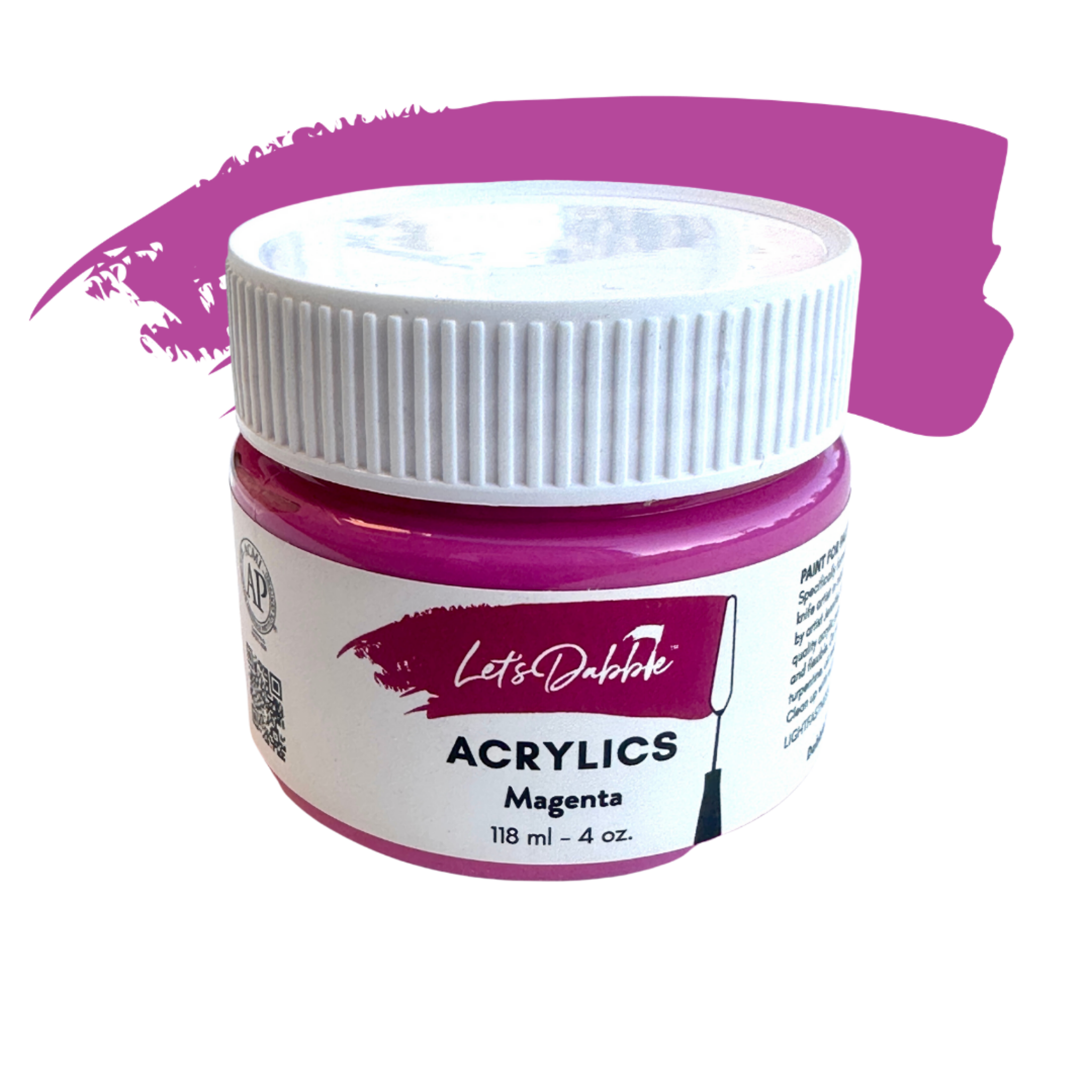 Magenta 4 oz | Thick & Creamy Acrylic Paints for Artists | DabblePaints™️
