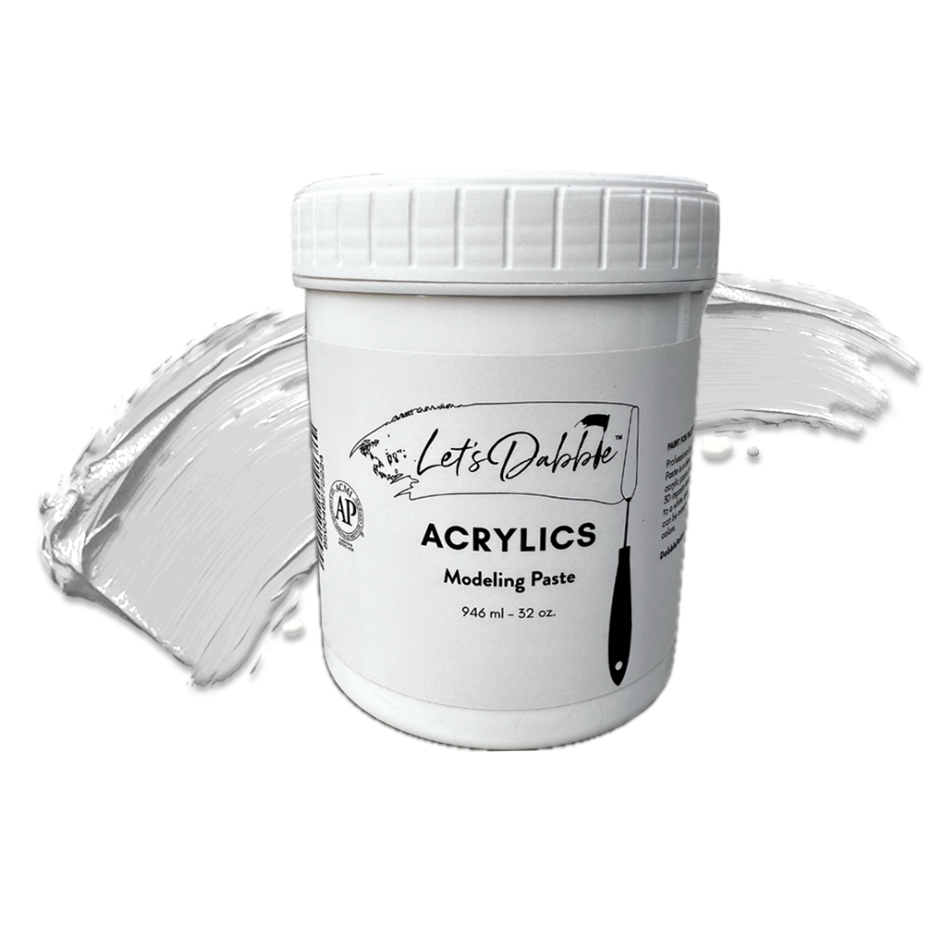 Modeling Paste 32 oz | Thick & Creamy Acrylic Paints for Artists | DabblePaints™️