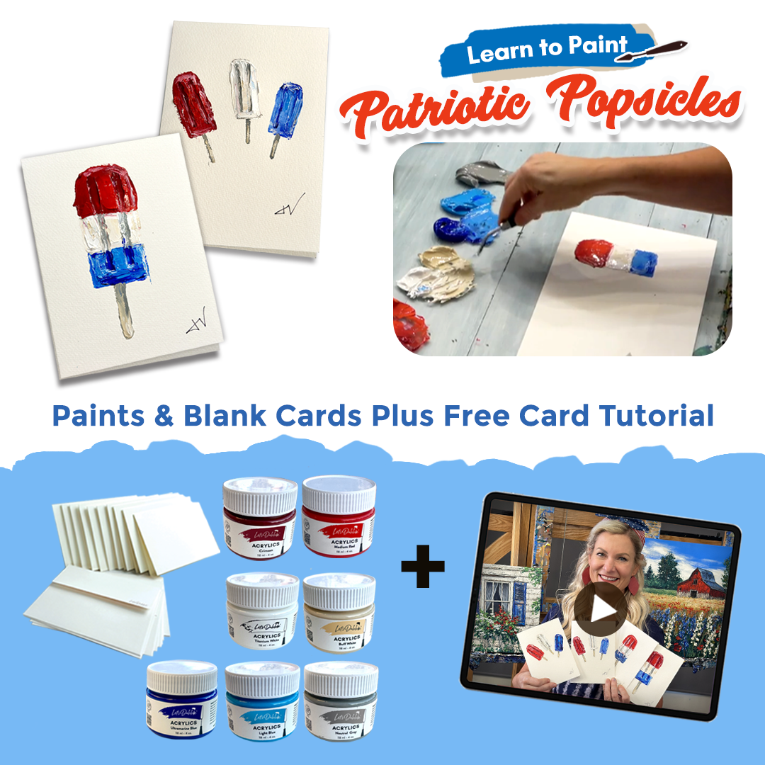 Patriotic Popsicles (Paints & Cardstock Only)