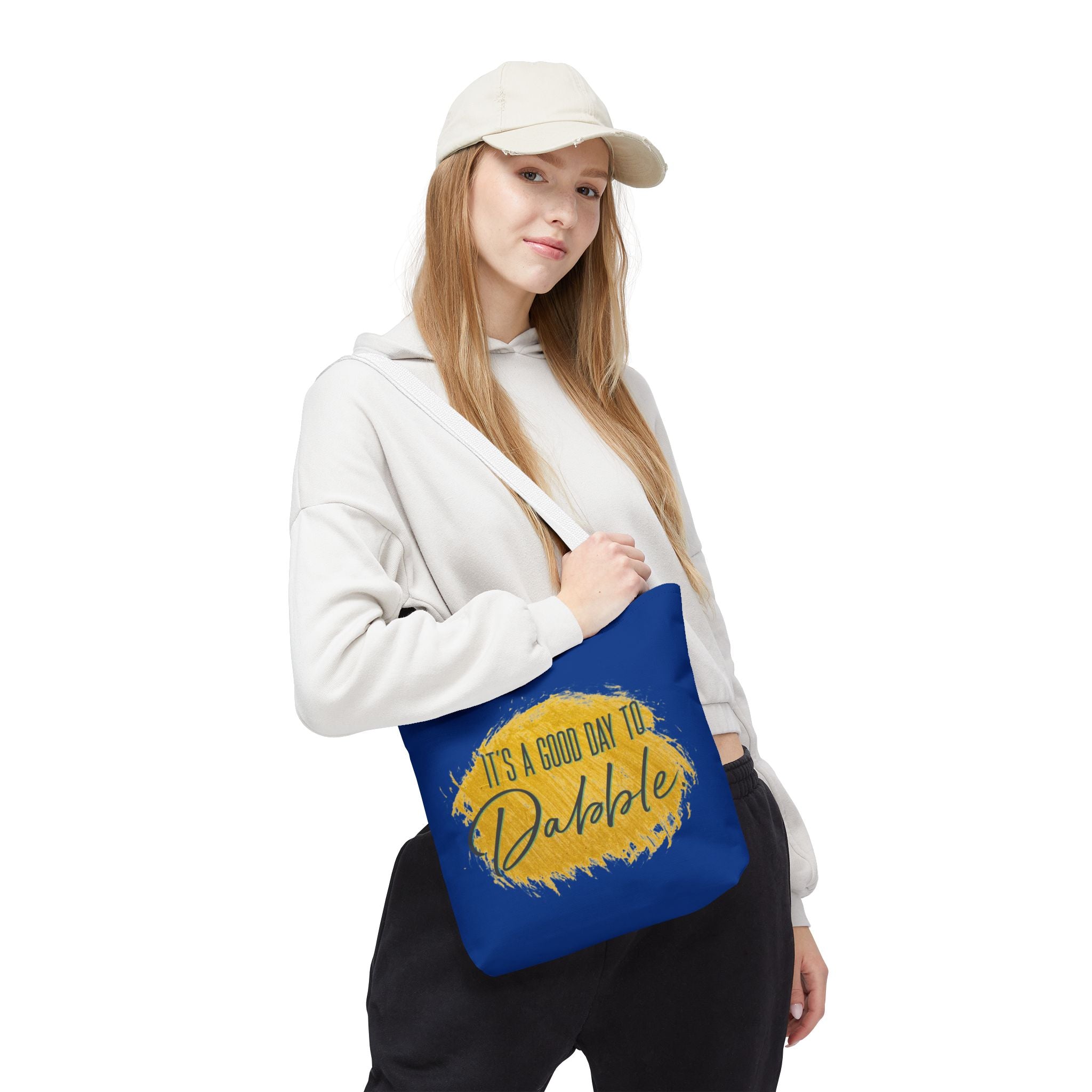 It's a Good Day to Dabble Gold Tote Bag