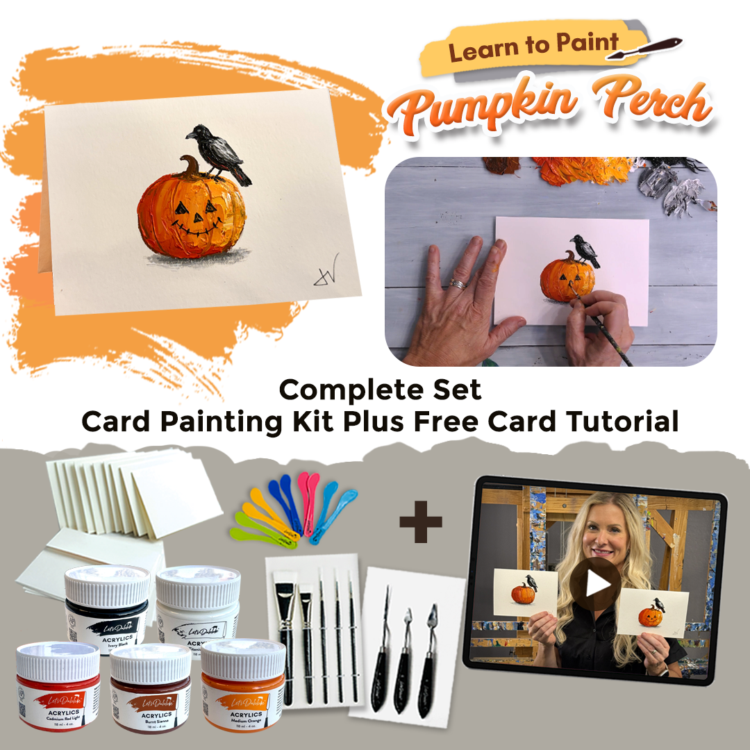 Pumpkin Perch - Card Painting Kit