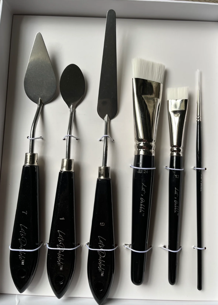 Let’s Dabble 30 Day Journey Paint and Palette Knife Bundle