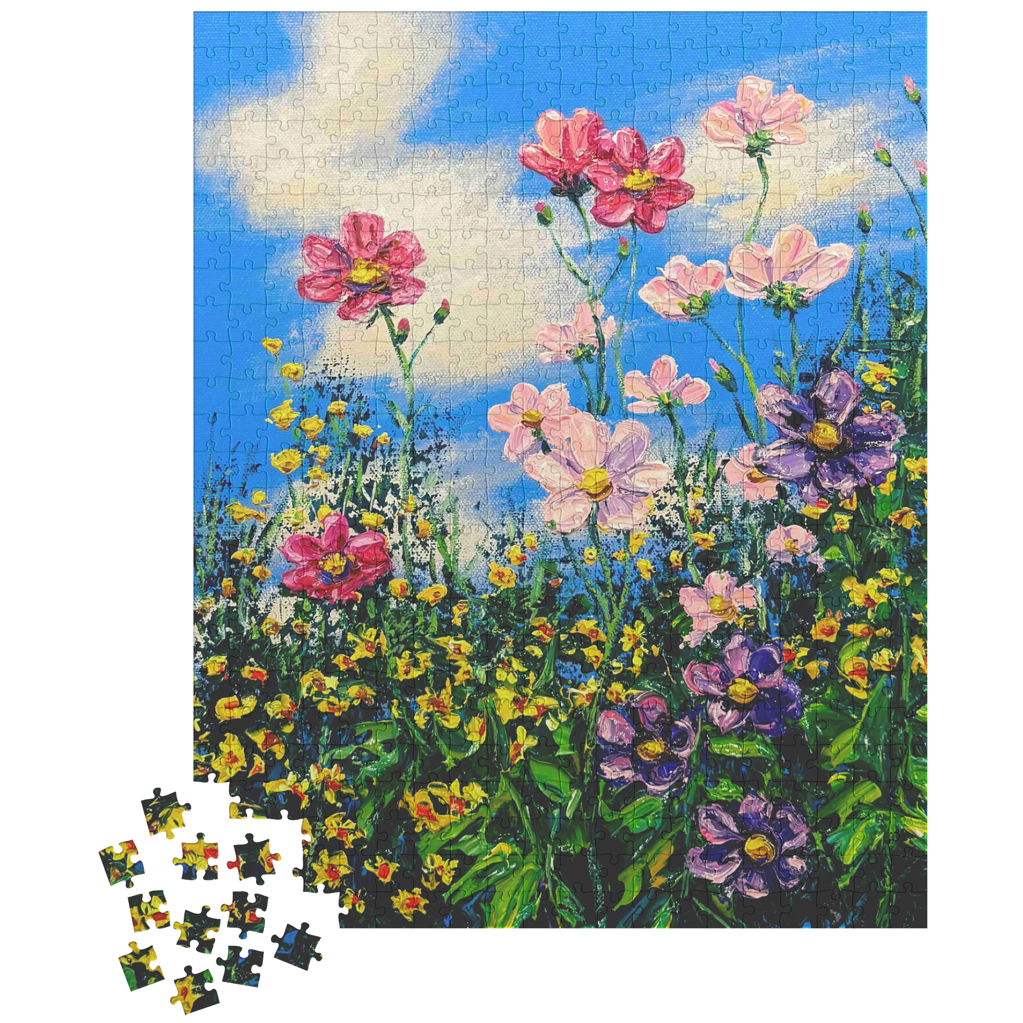 Wildflower_Summer_Jigsaw_Puzzle_500pc_V_Loose_Mockup.png