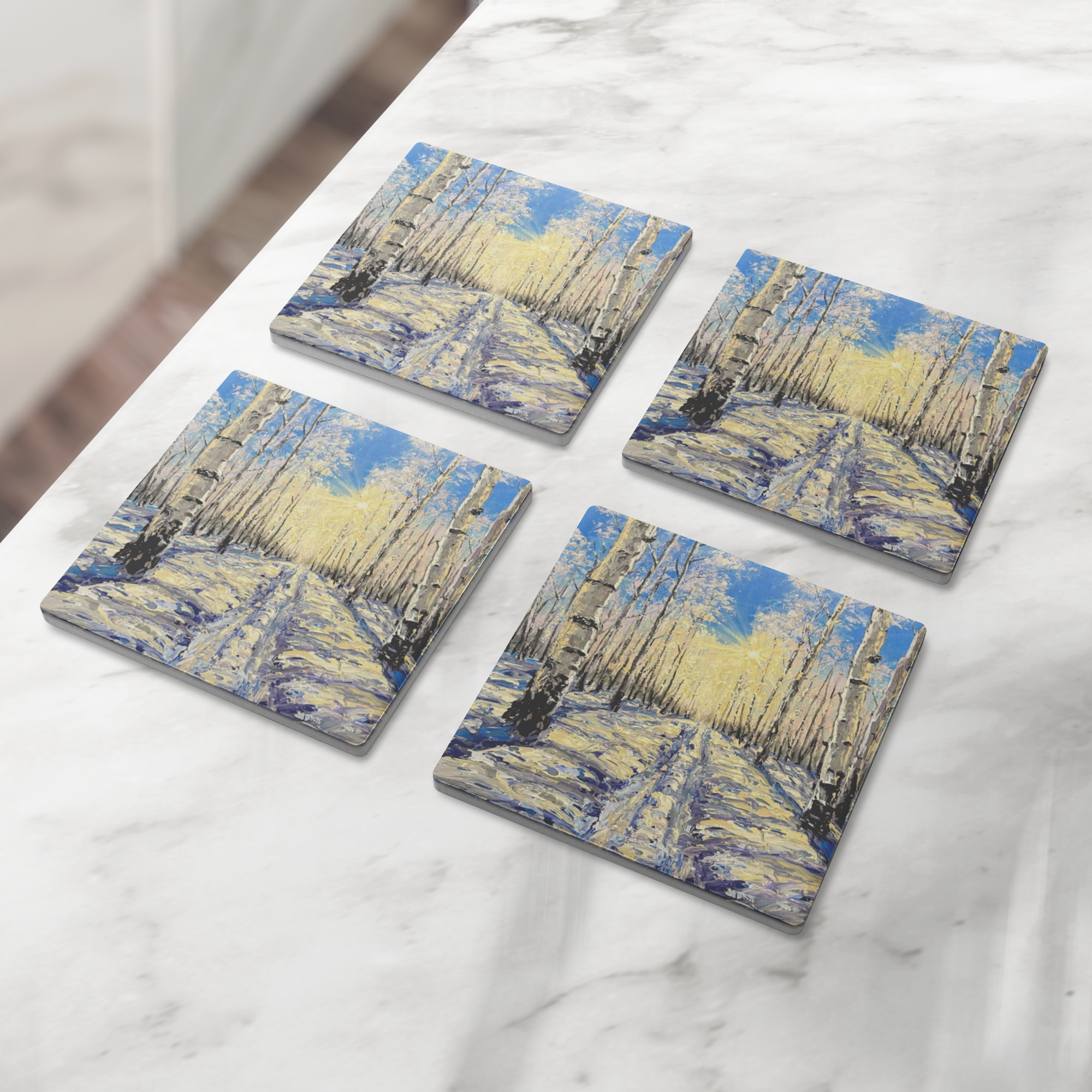 Winter_Stillness_Square_Stone_Coaster_SquareStoneCoaster_4pcLifestyle_Mockup.png