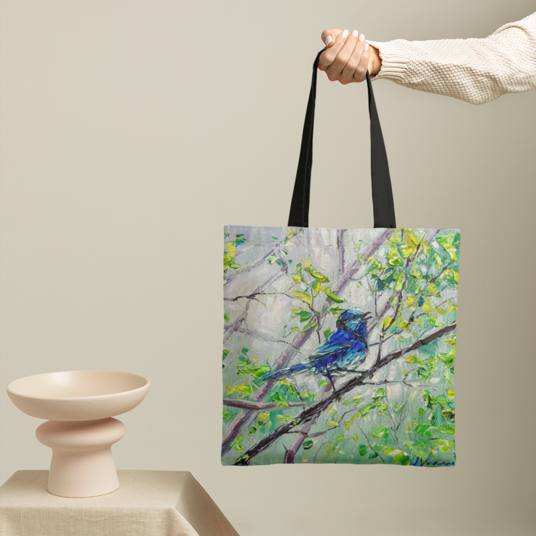 Bluebird Song Tote Bag