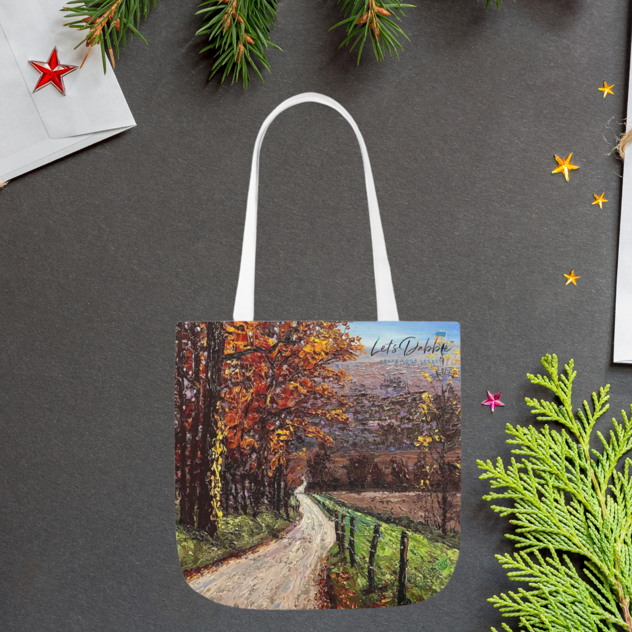 Winding Through Fall Tote Bag