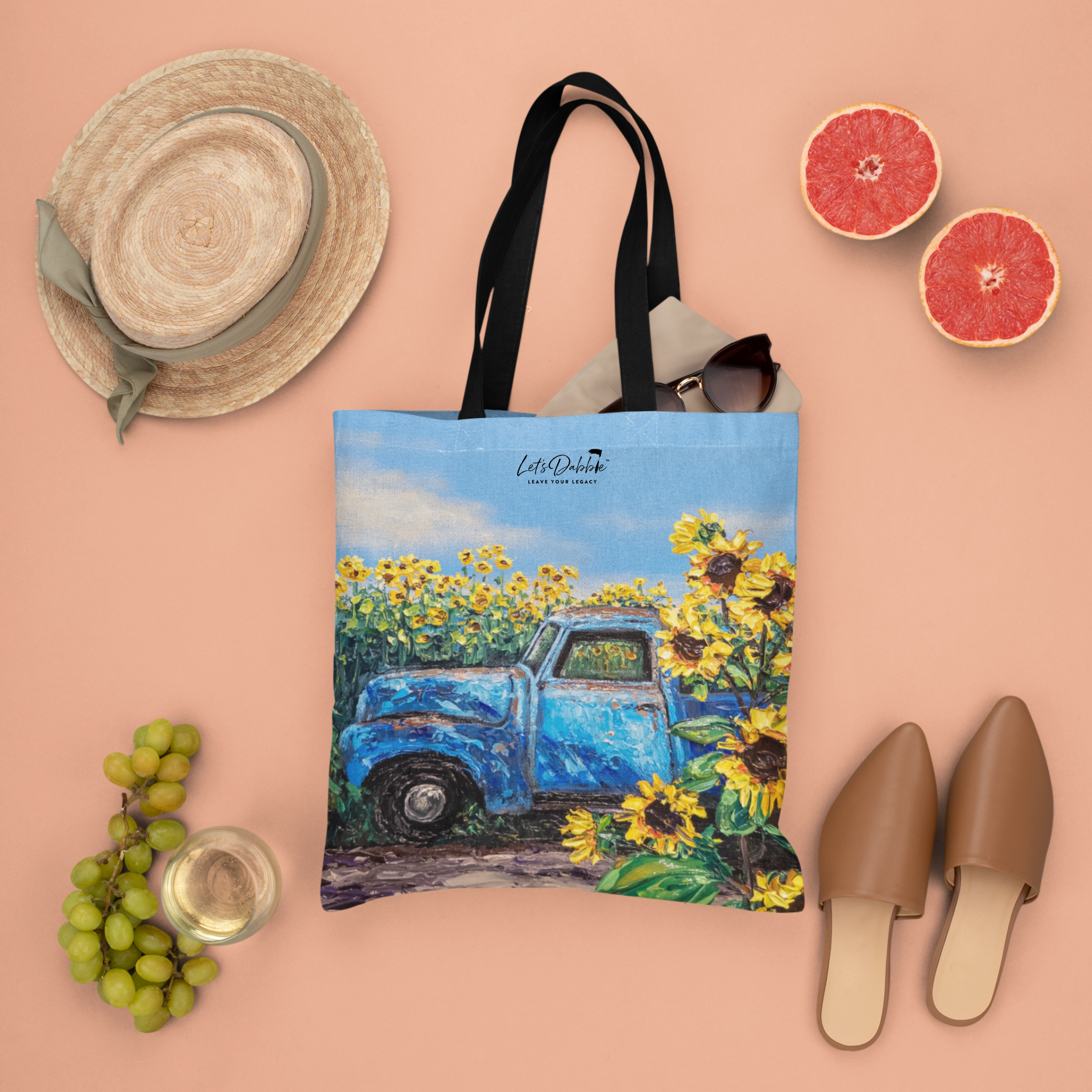 Old Blue Tote Bag