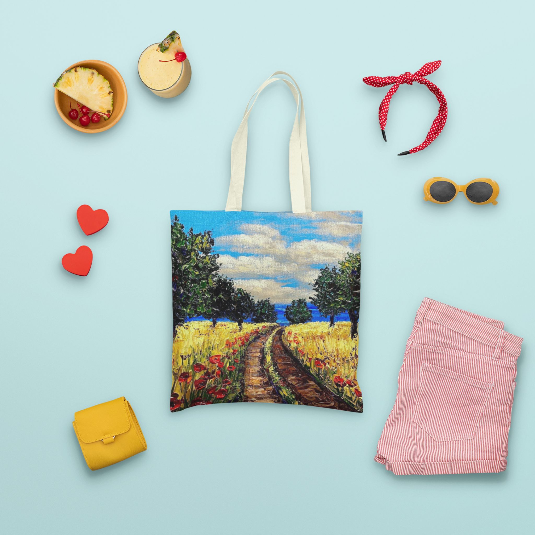 Poppy Lane Tote Bag