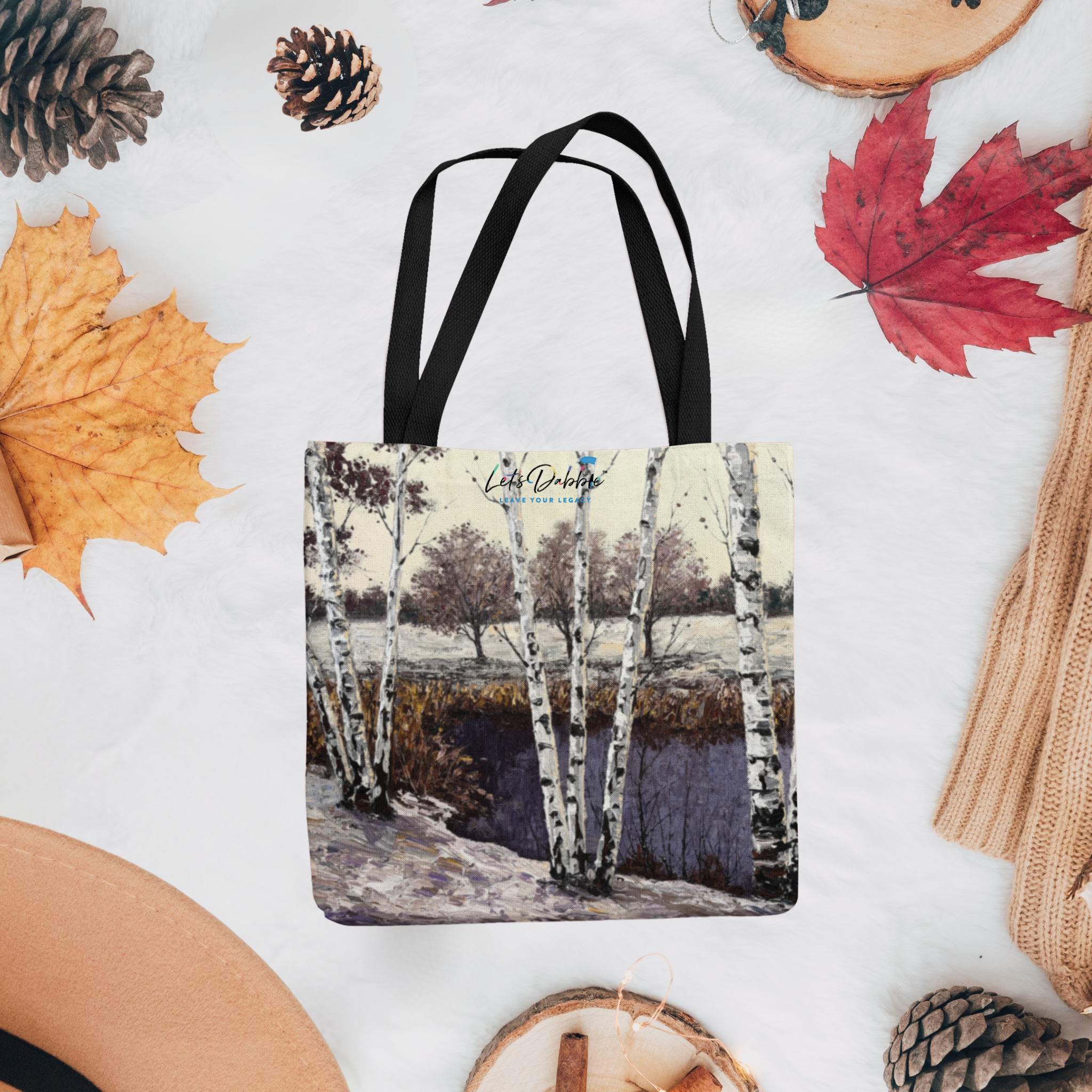 Winter's Embrace Tote Bag