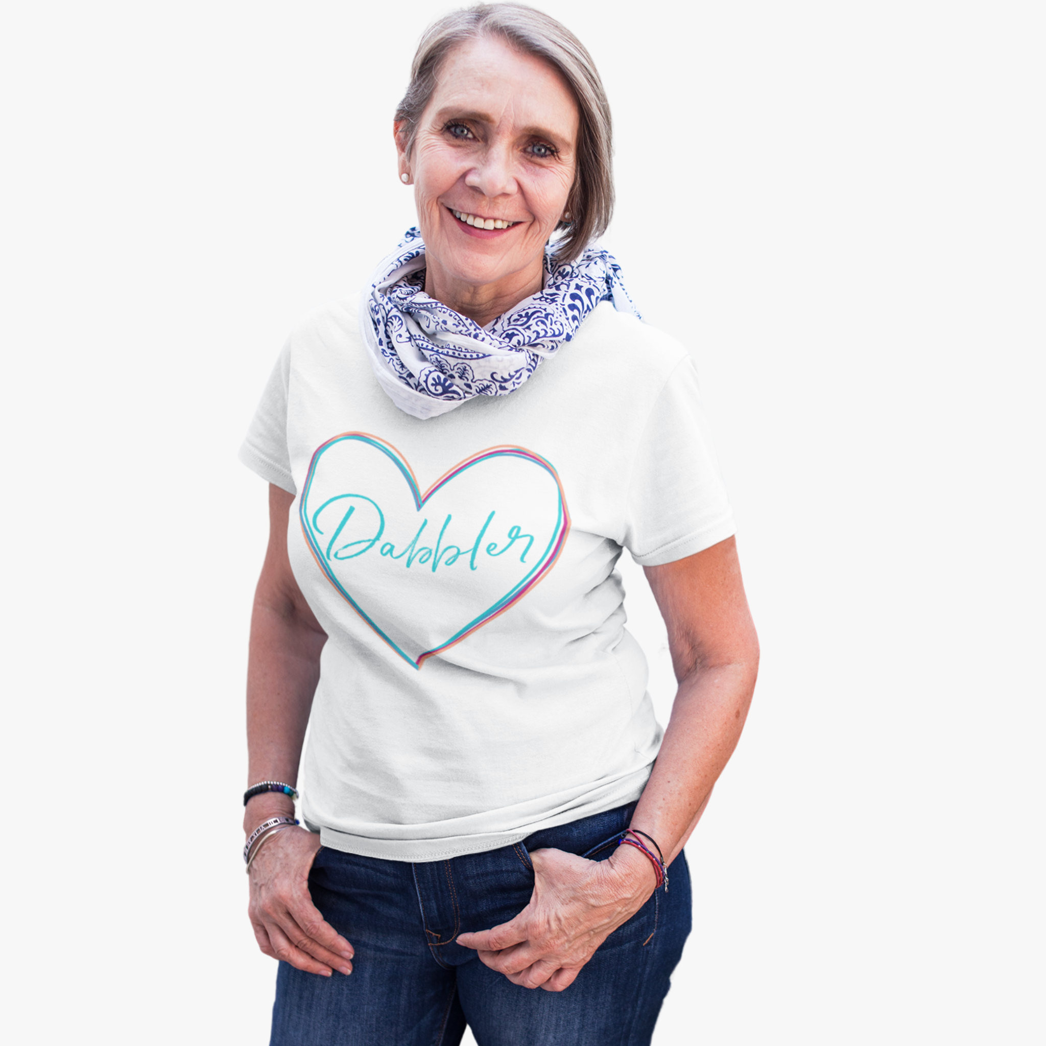 Colorful Dabbler Heart Shirt