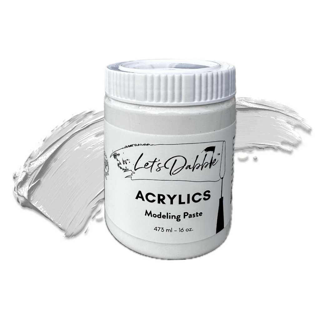 Modeling Paste 16 oz | Thick & Creamy Acrylic Paints for Artists | DabblePaints™️