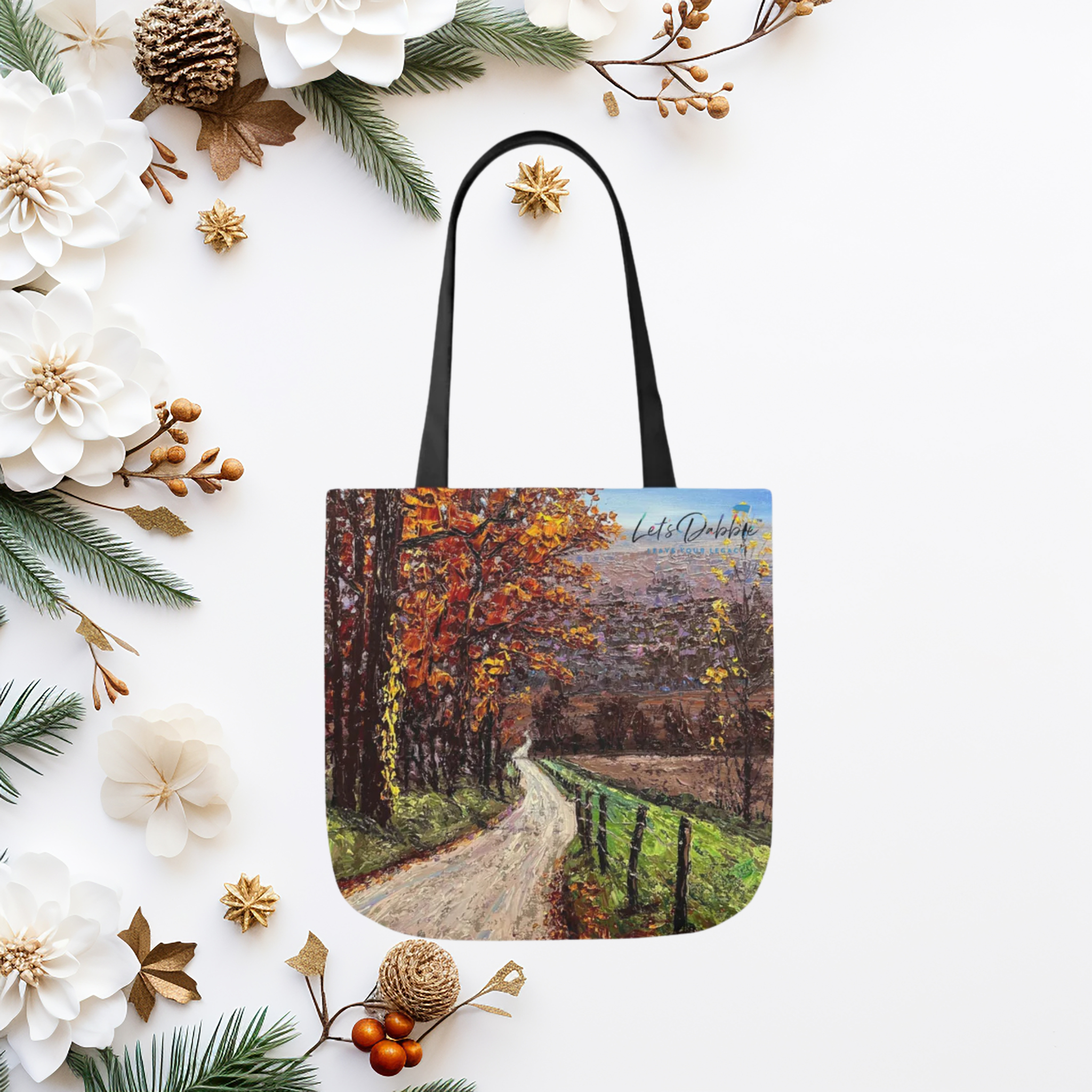 Winding Through Fall Tote Bag