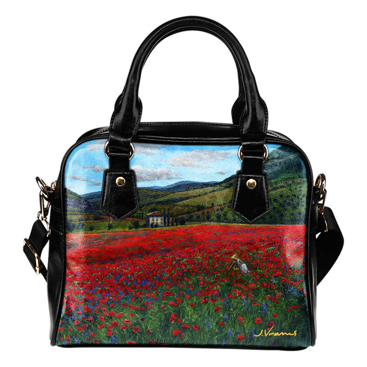 Poppy Paradise - Shoulder HandBag Premium ArtTote